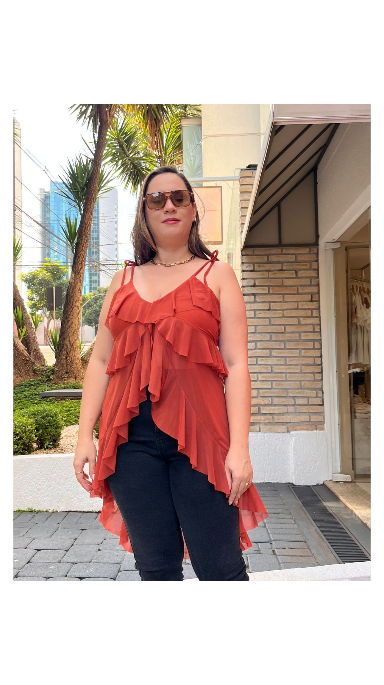Bata Athenas Telha - Jaqueline Silveira Boutique