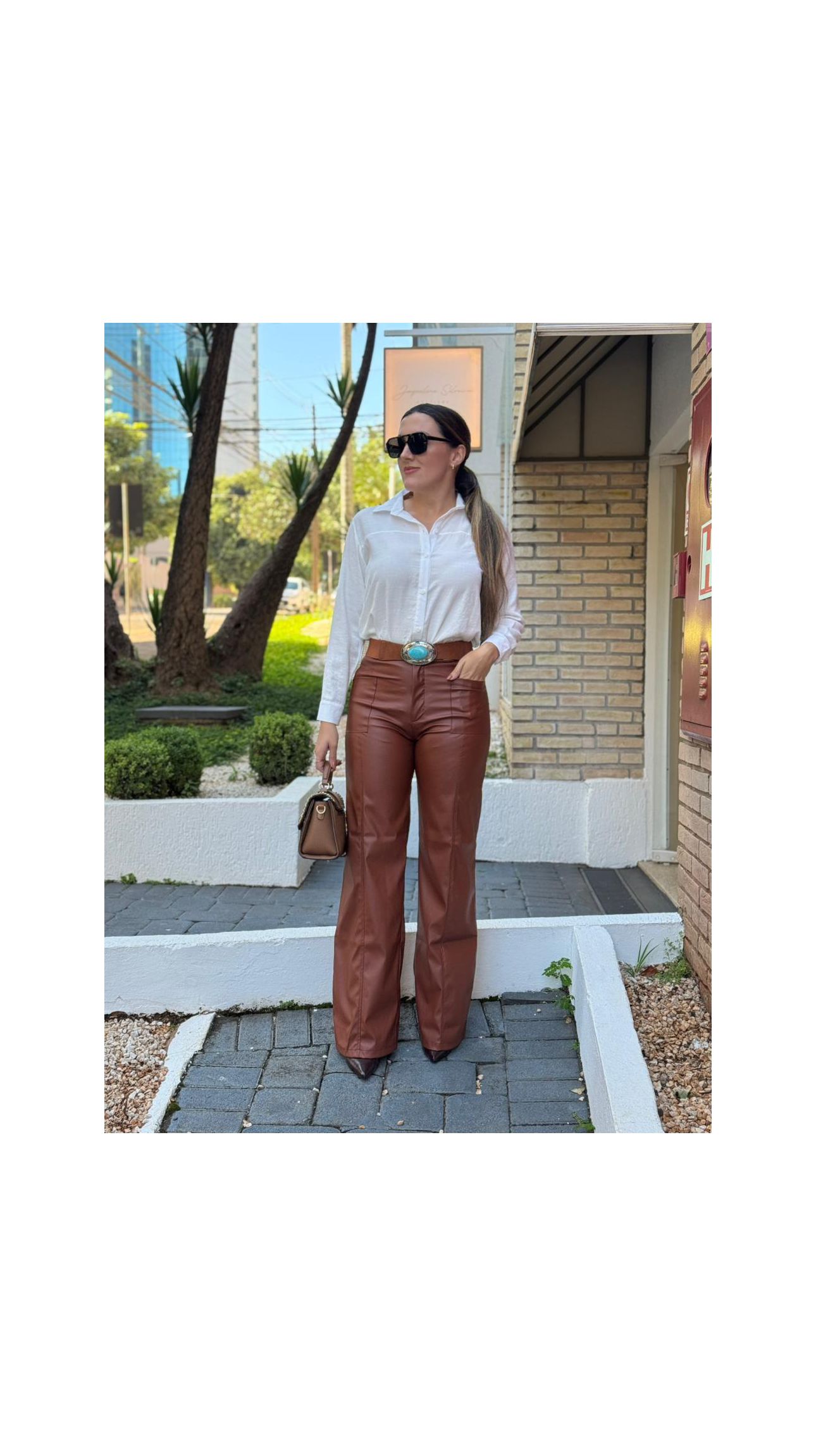 Calça Hello Caramelo - Jaqueline Silveira Boutique
