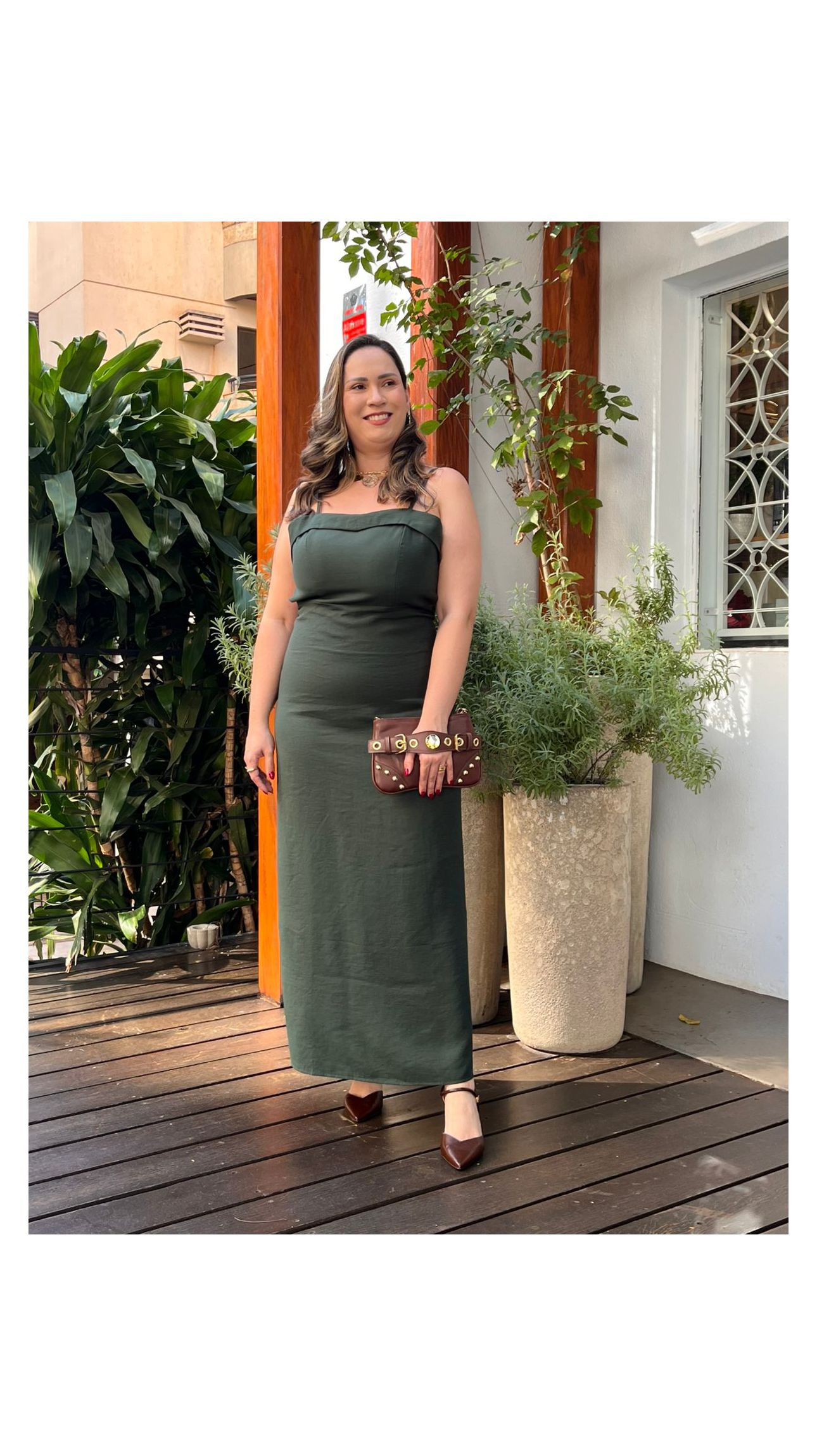 Vestido Camila Verde - Jaqueline Silveira Boutique