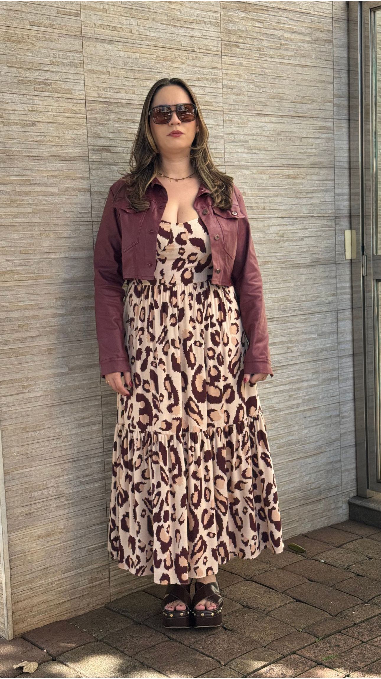 Vestido Julia Onça N... - Jaqueline Silveira Boutique