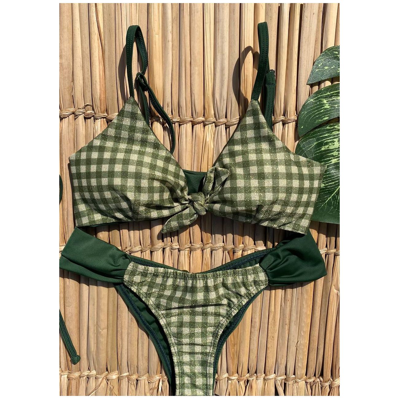 Biquíni Plus Size Meia Taça Fio Duplo Leblon Verde Água - Boutique de Praia