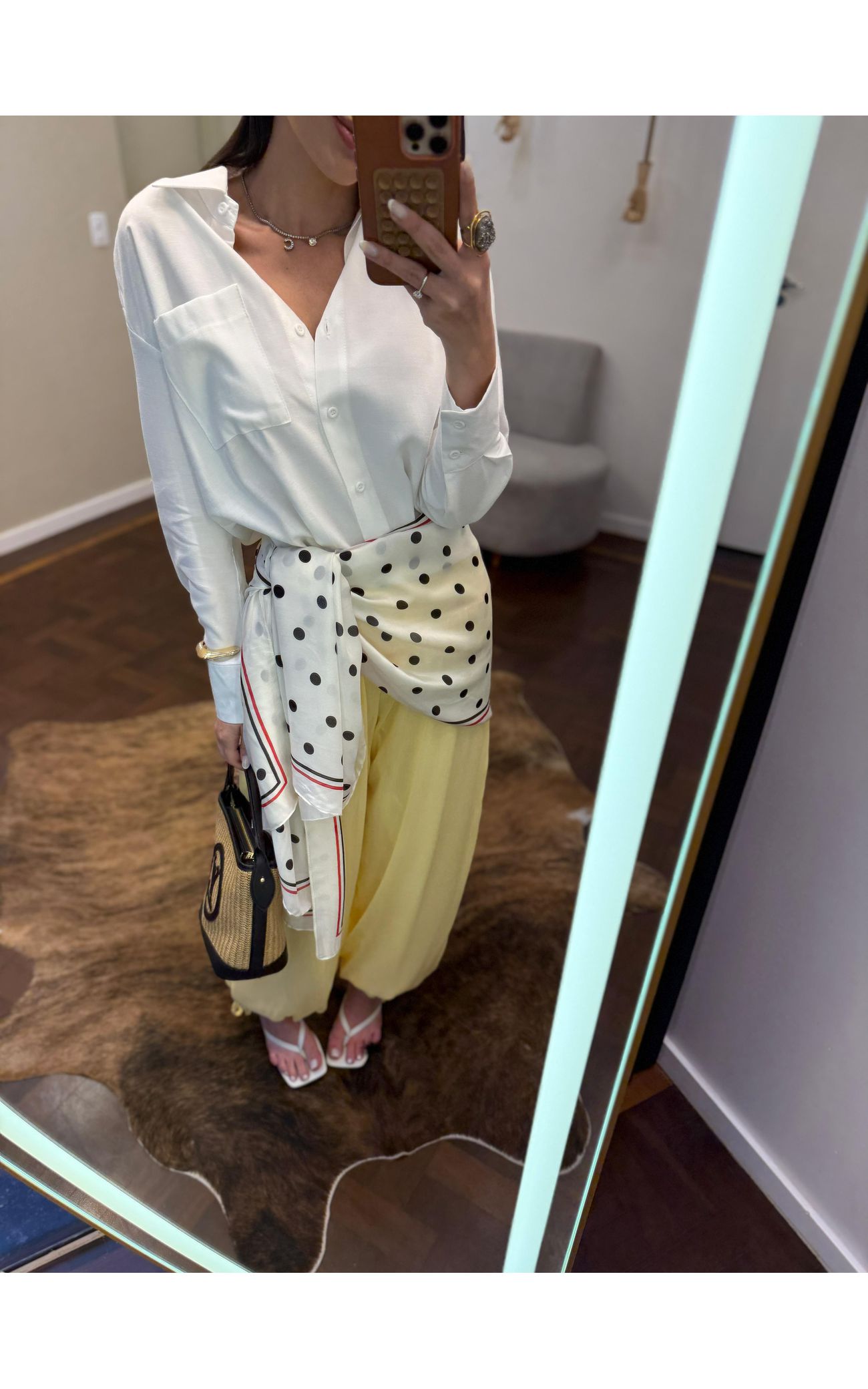 Calça Aladim Slim Júlia - Amarela
