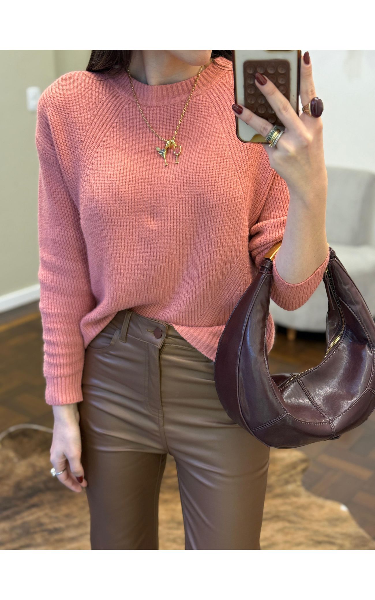 Básica Mini Canelado Manga Raglan - Cor Telha 