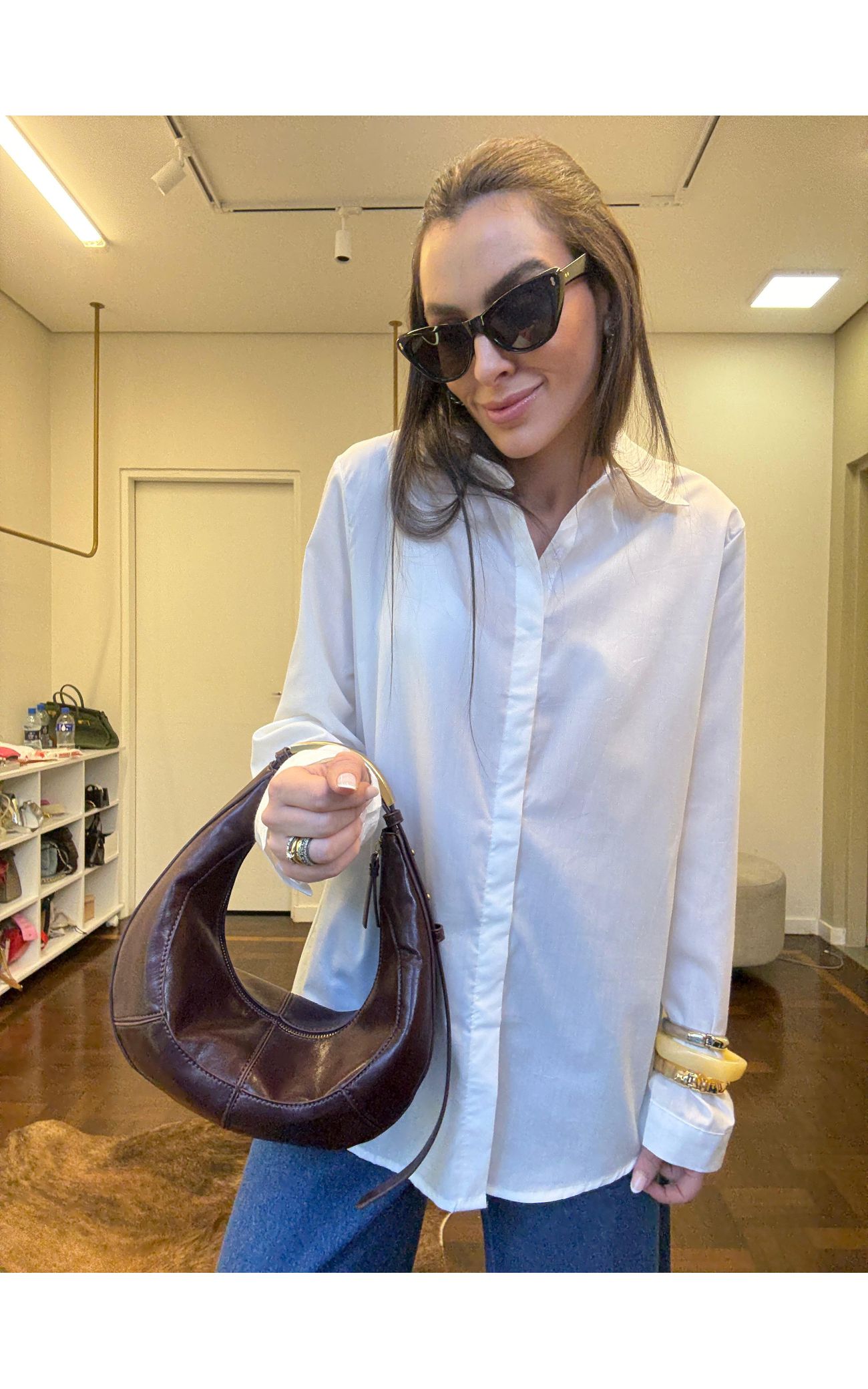 Maxi Camisa Tricoline de Algodão 