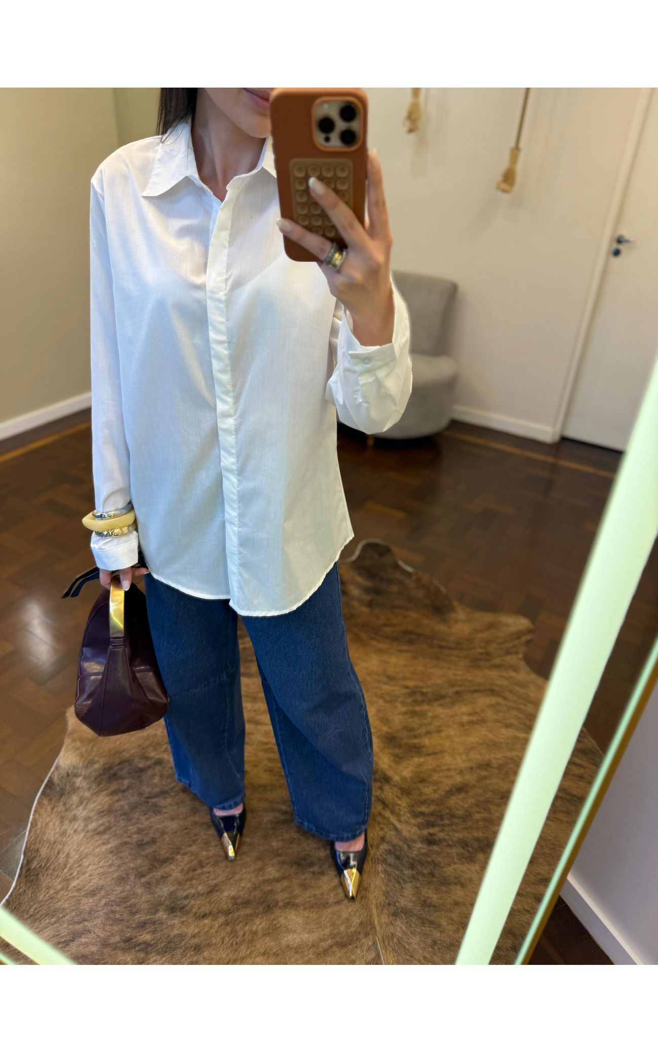 Maxi Camisa Tricoline de Algodão 