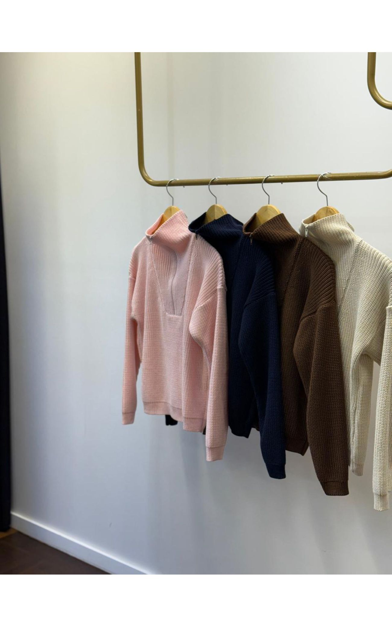 Blusão Tricot Zíper Monte-Carlo - Rosa Bebê 