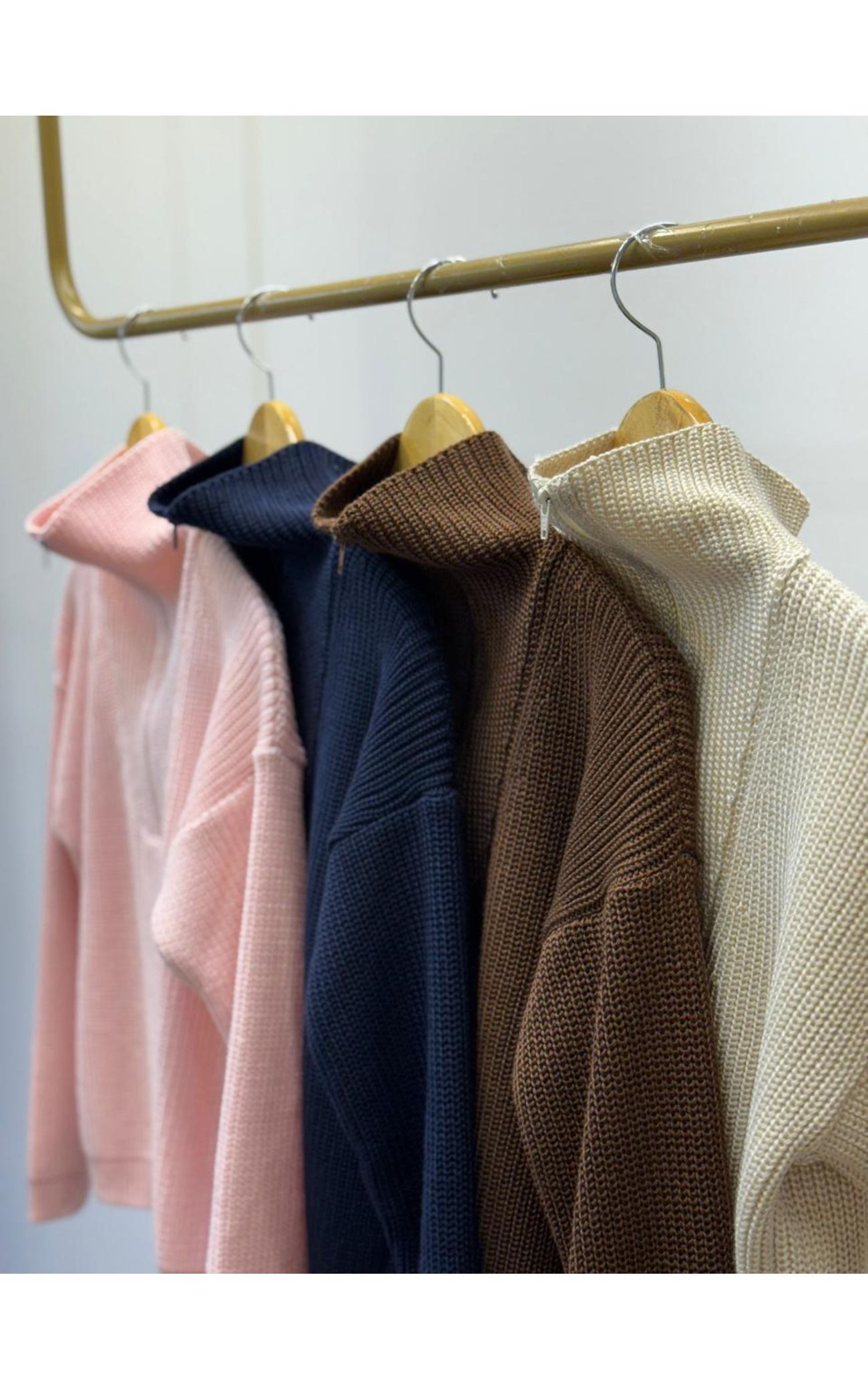 Blusão Tricot Zíper Monte-Carlo - Rosa Bebê 