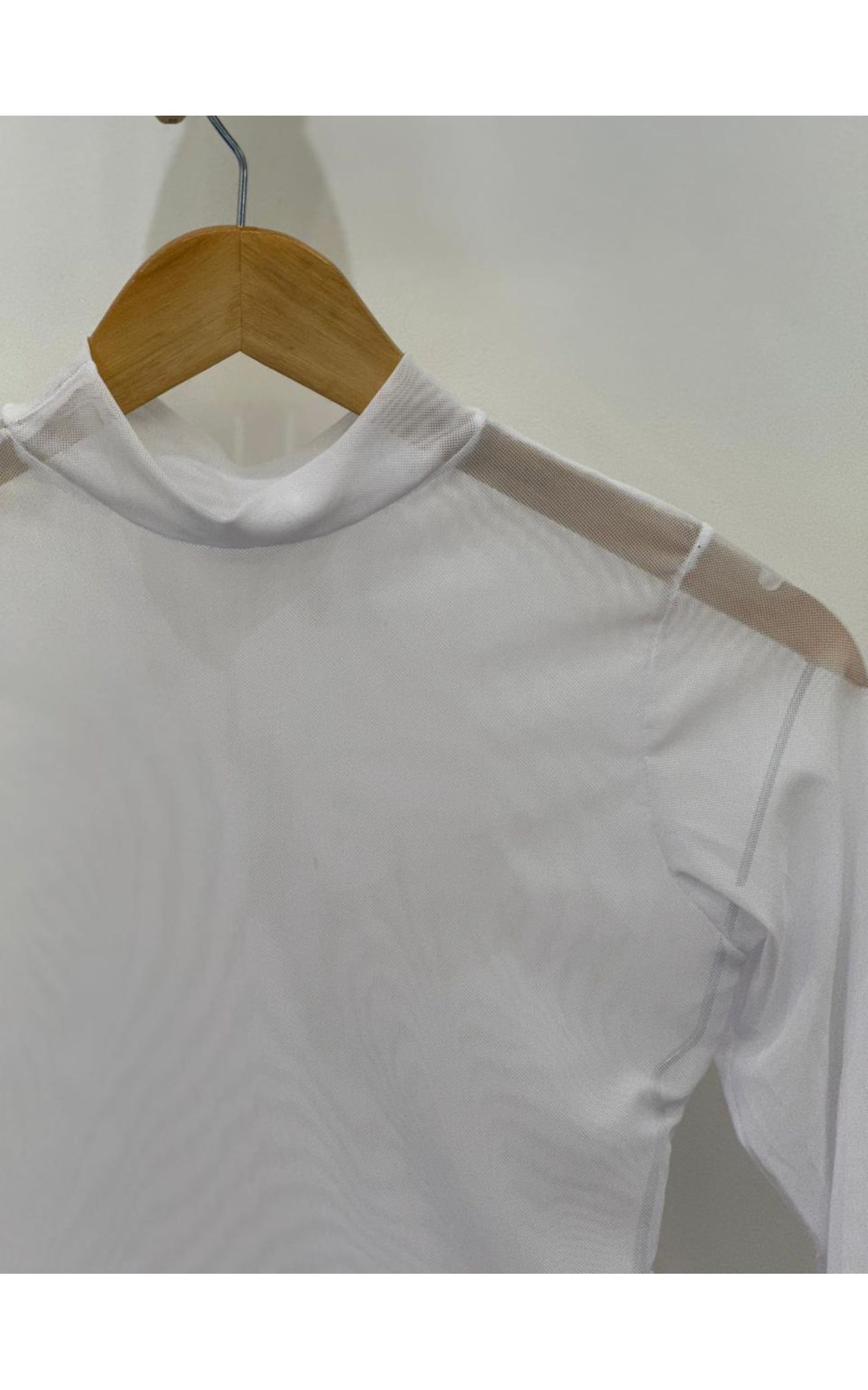 Body Tule Branco 