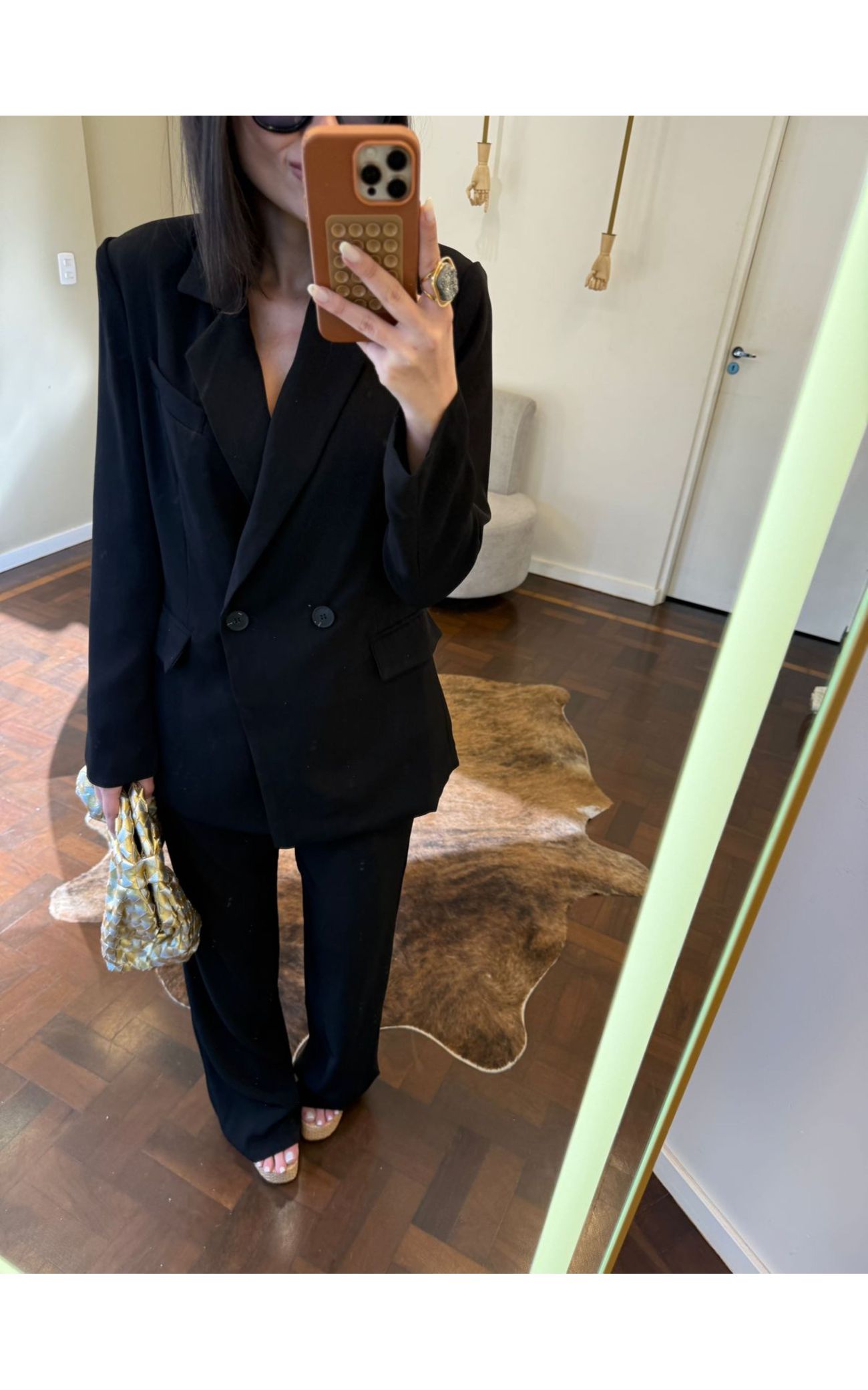 Blazer Alfaiataria Karine - Preto 