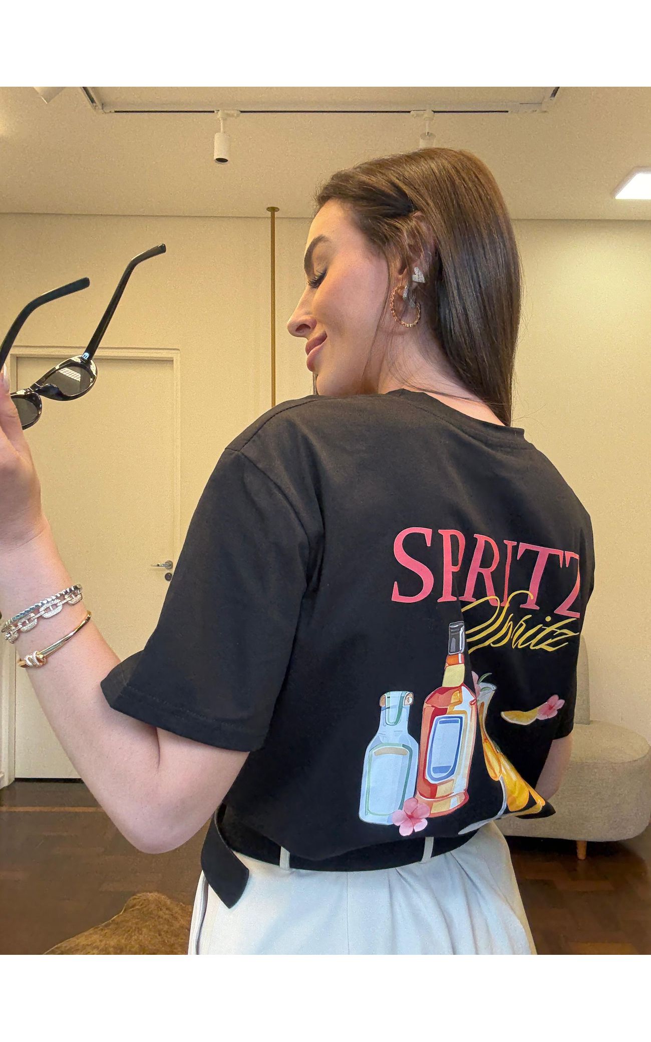 T-shirt Spritz - Preta