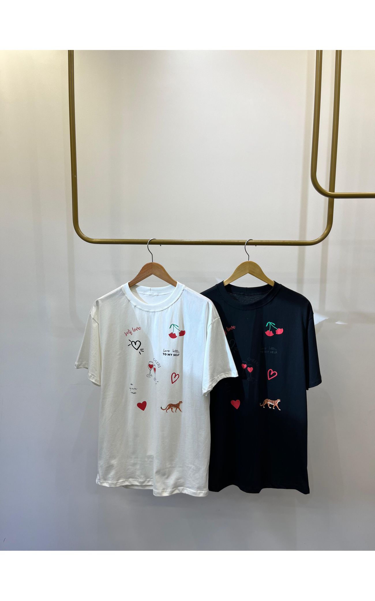 T-shirt Self-Love - Off White