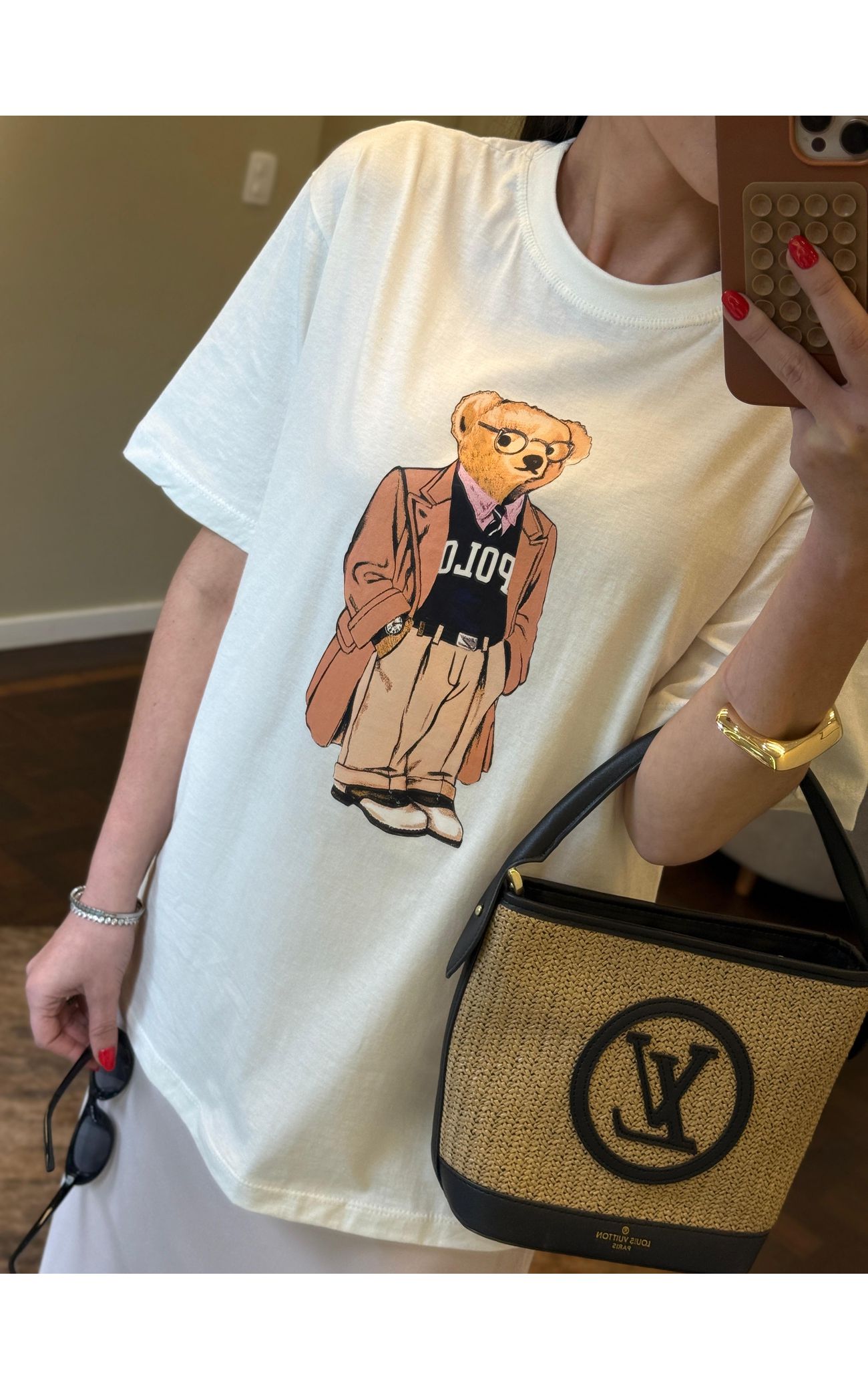 T-shirt Urso Trench-Coat - Off White