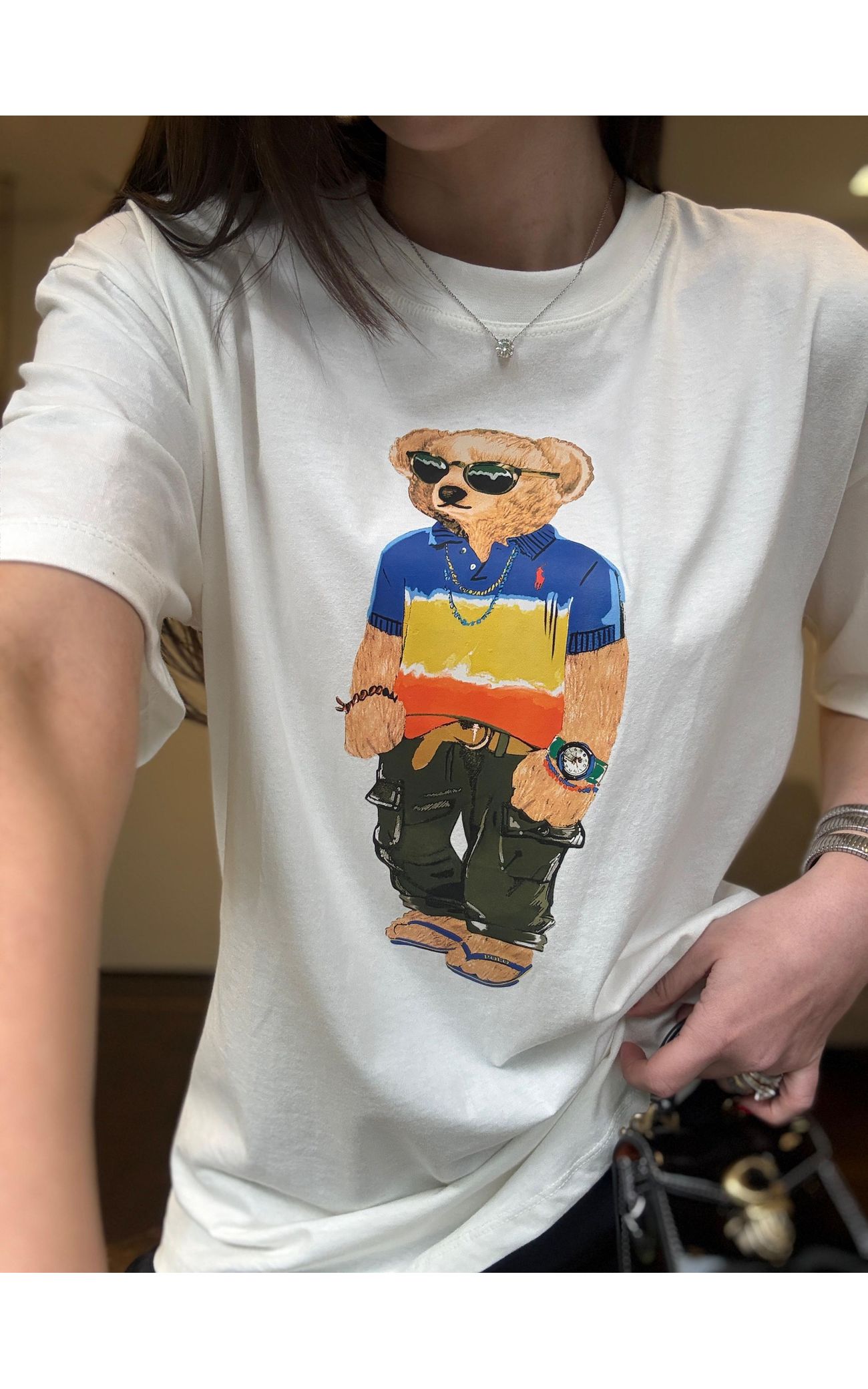 T-shirt Urso Camisa Polo