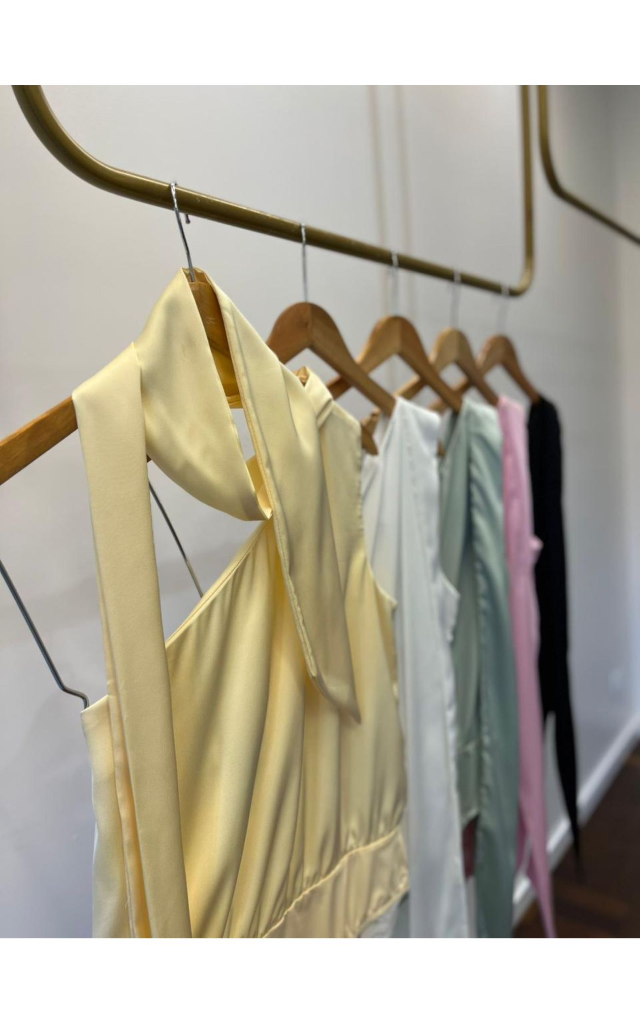 Body Cetim Maroca - Amarelo Manteiga