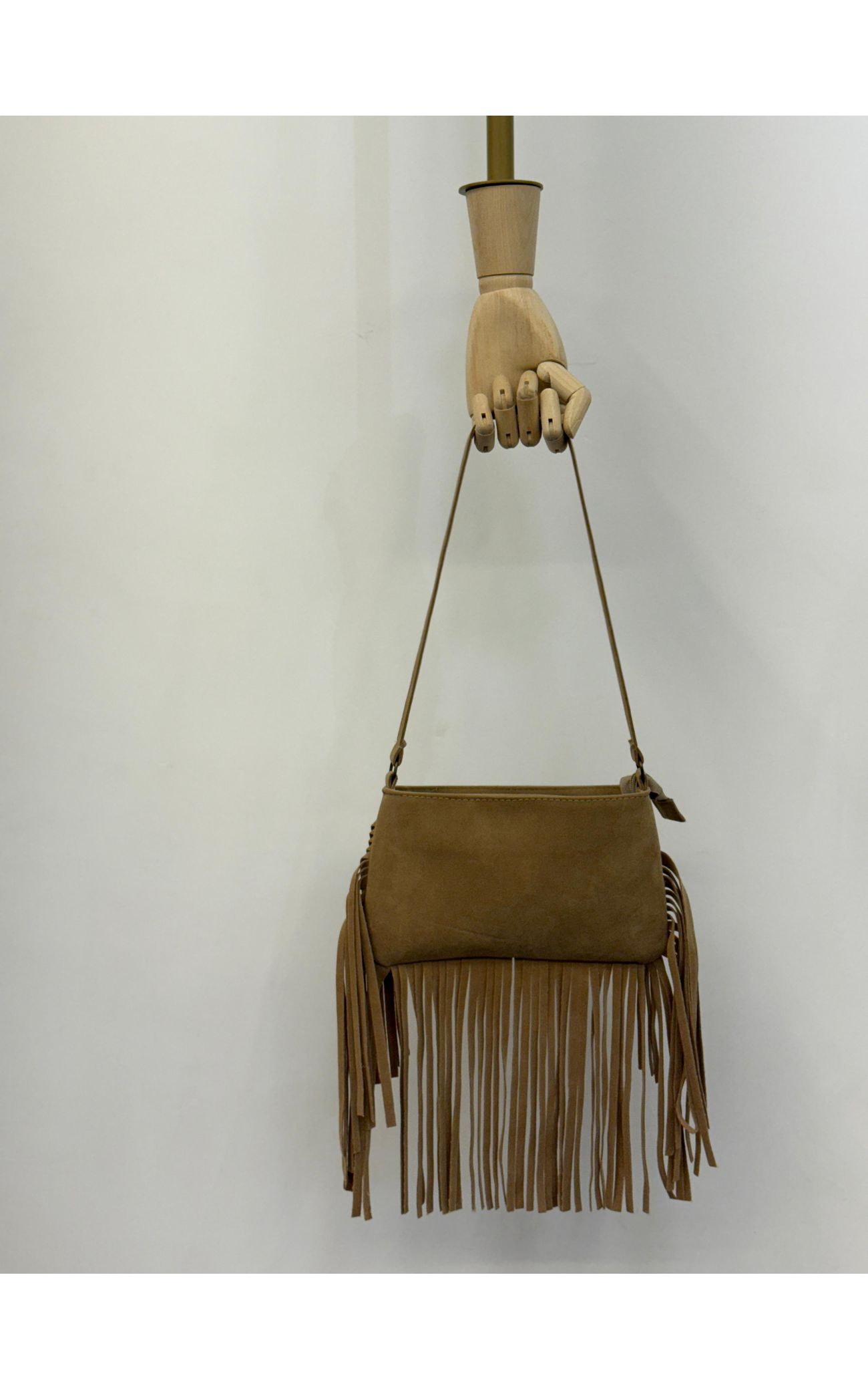 Bolsa Tiracolo Pequena c/ Franjas 