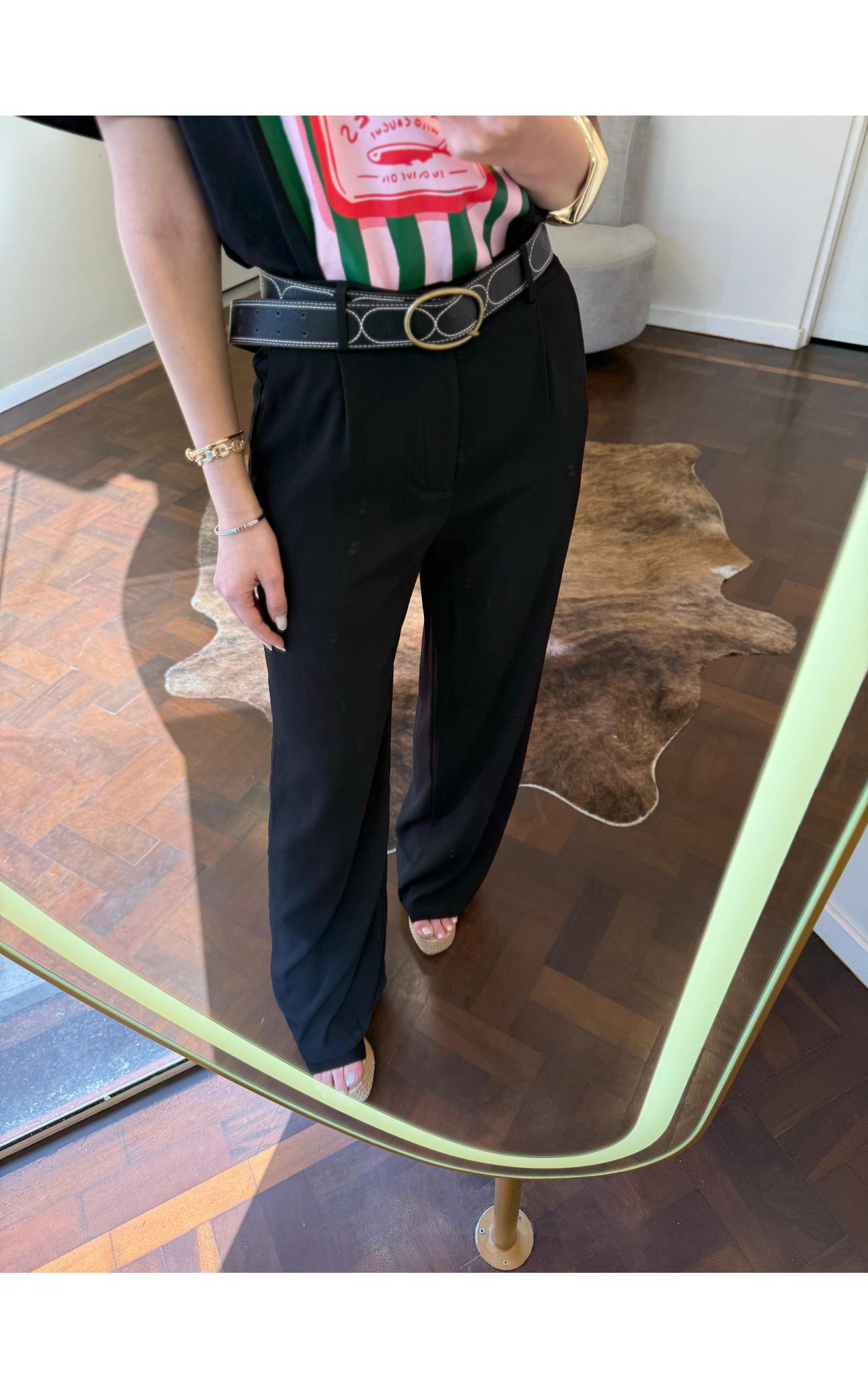 Calça Alfaiataria Karine - Preta 