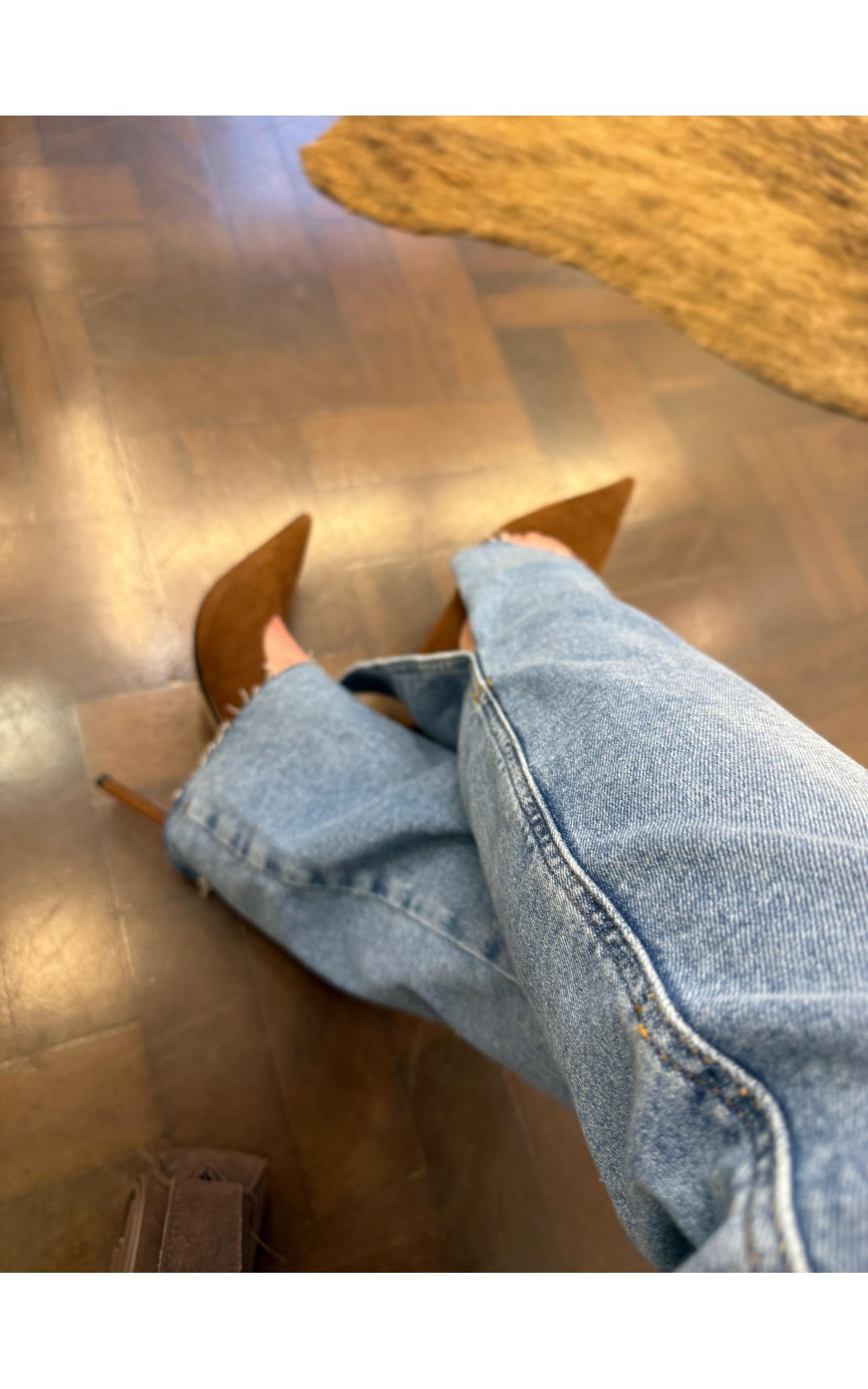 Calça Wide Leg Abertura Barra 