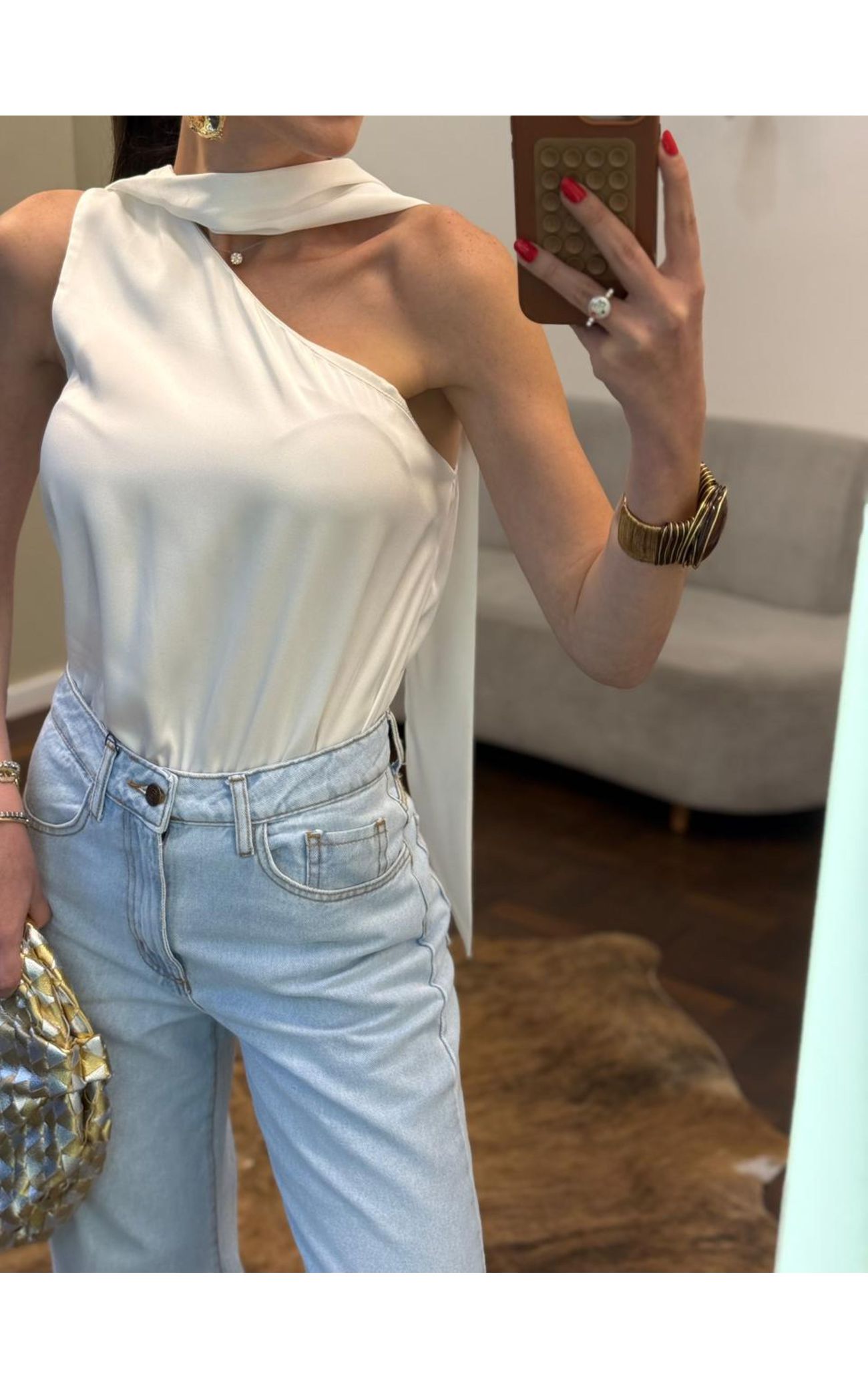 Body Cetim Maroca - Branco