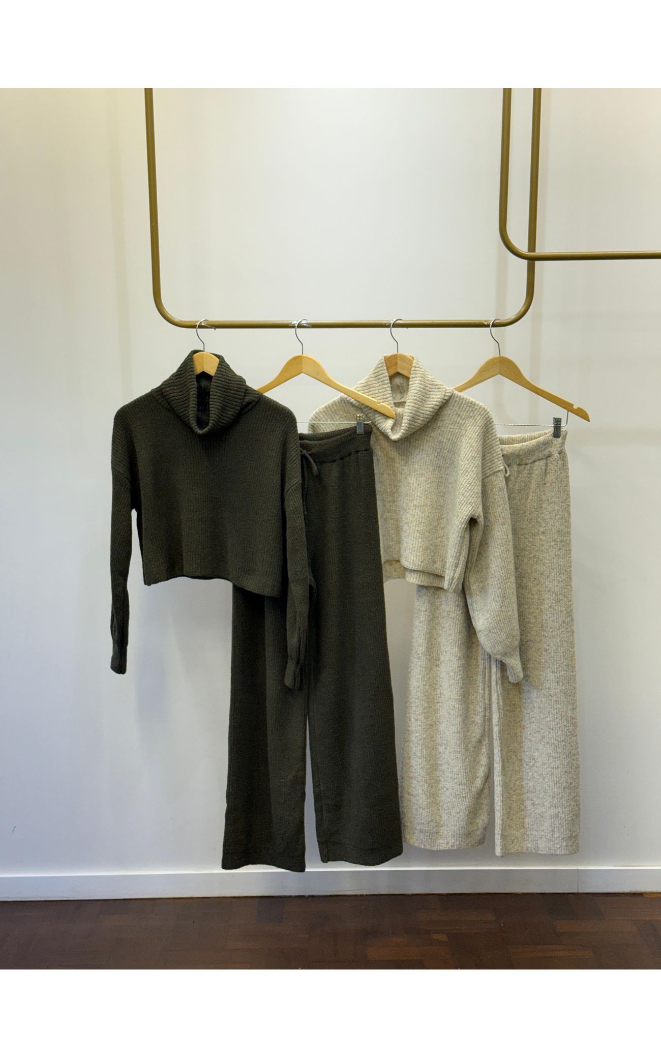 Conjunto Tricot Sibéria - Areia 