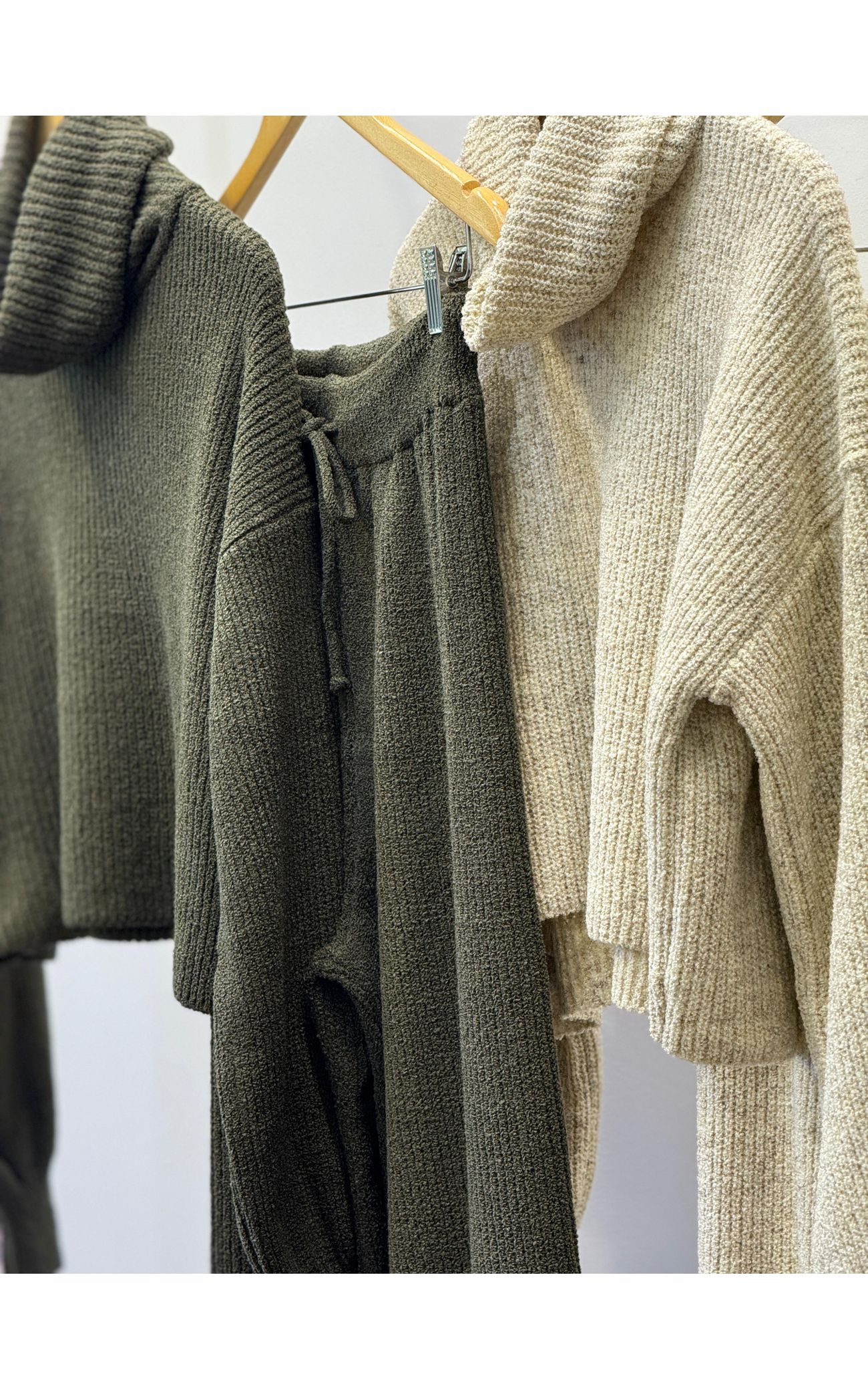 Conjunto Tricot Sibéria - Areia 