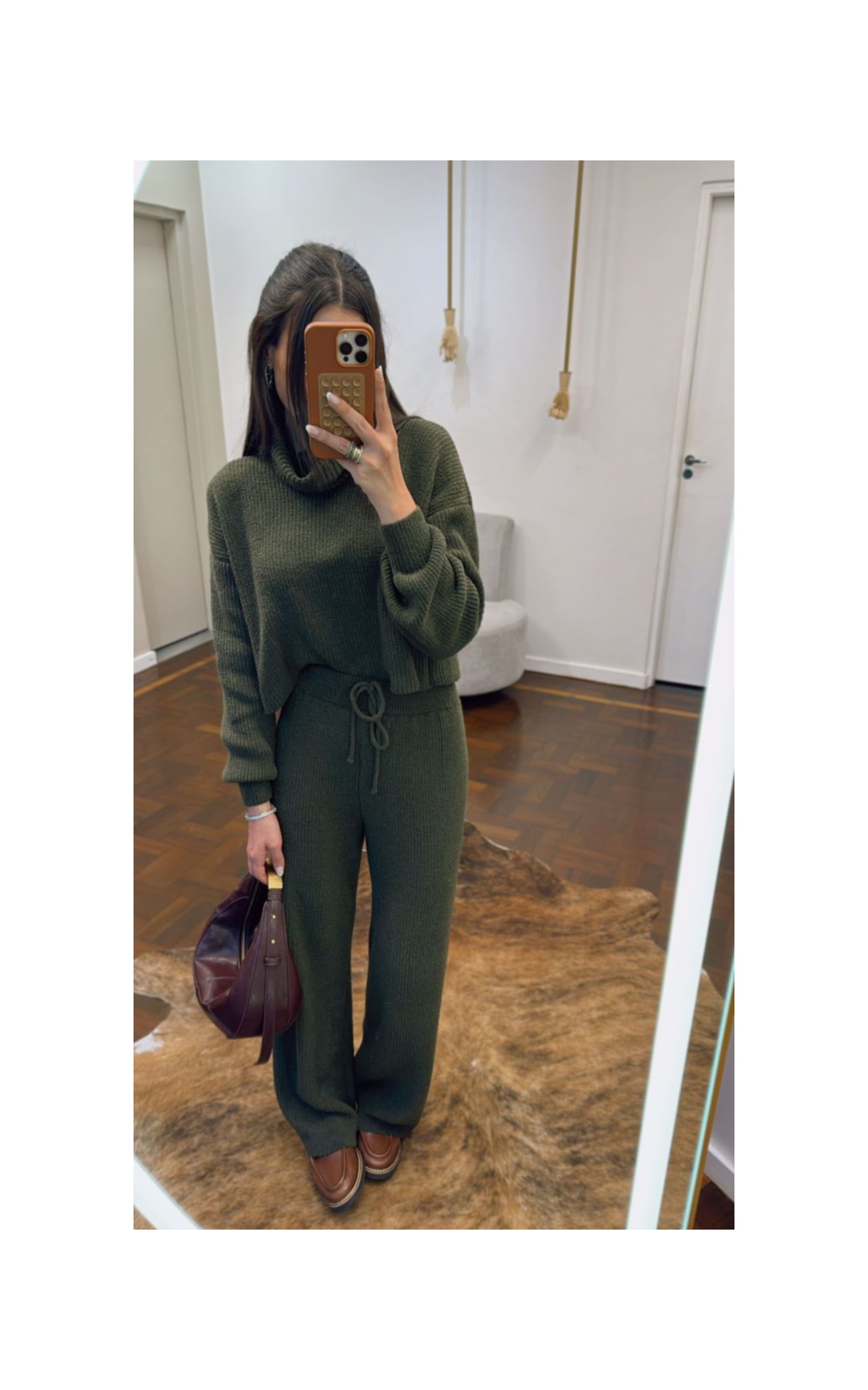 Conjunto Tricot Sibéria - Verde Militar 