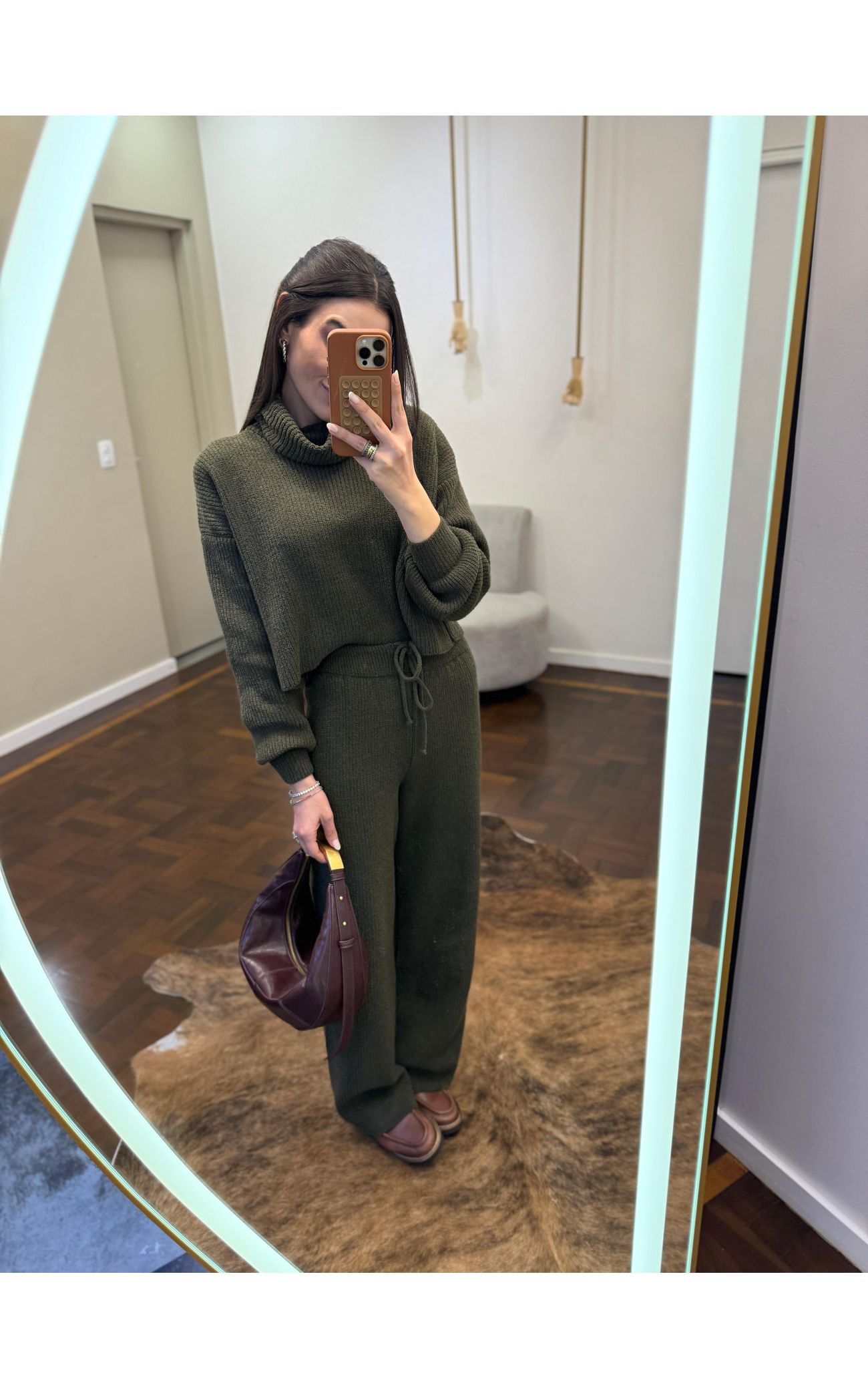 Conjunto Tricot Sibéria - Verde Militar 