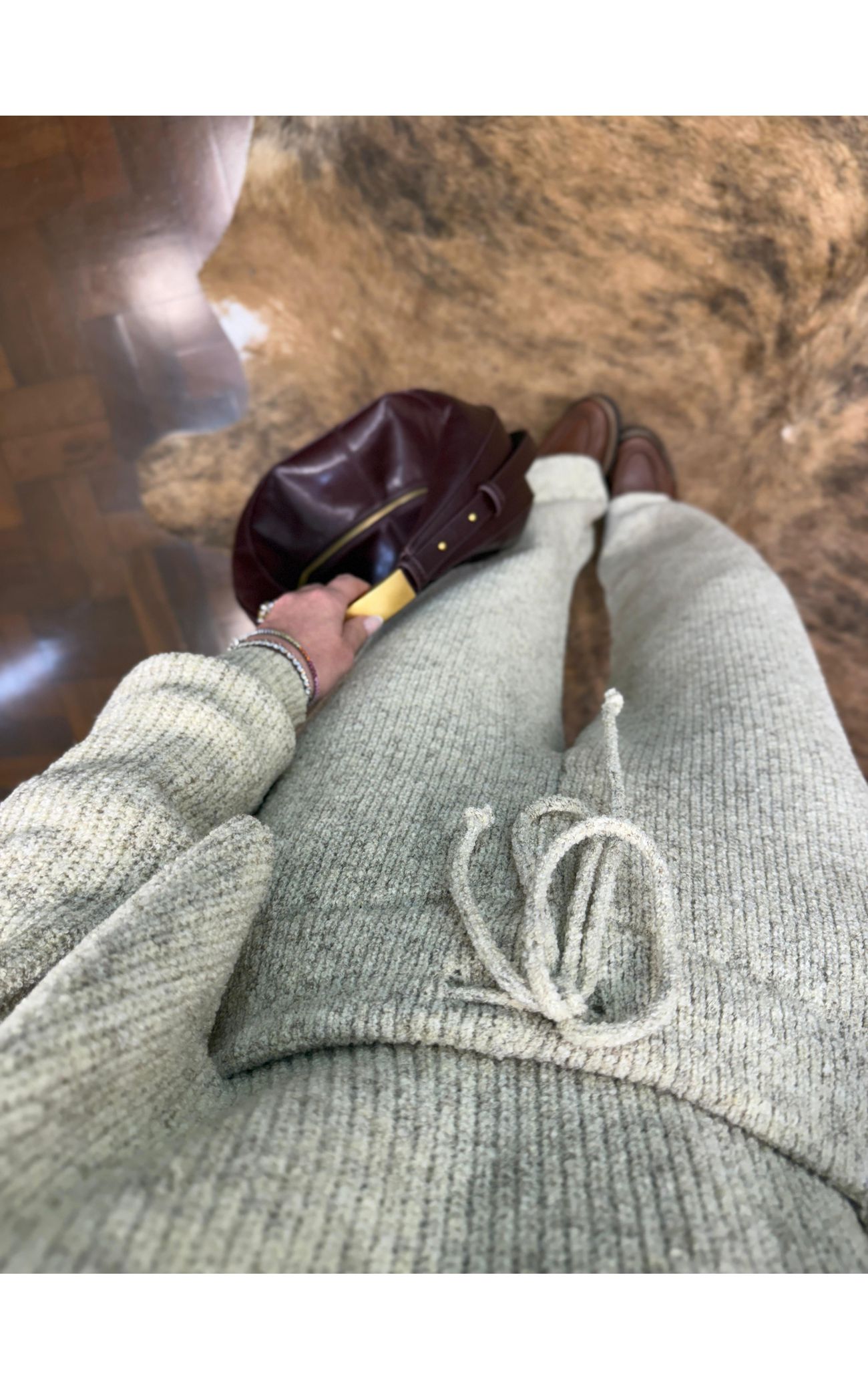 Conjunto Tricot Sibéria - Areia 