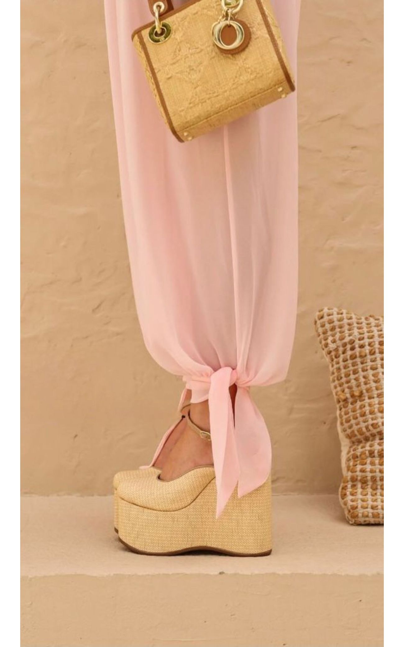 Conjunto Sophie Crepe de Seda - Rosa Bebê 