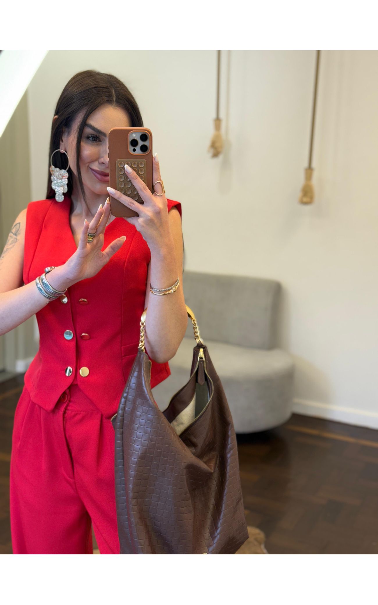 Conjunto Alfaiataria Zurique - Vermelho 