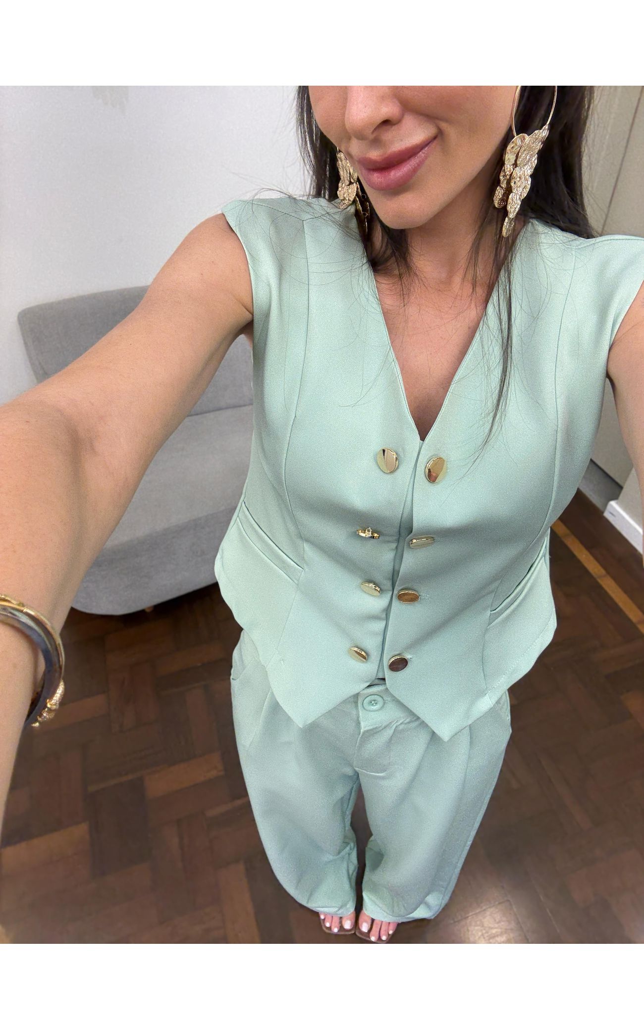 Conjunto Alfaiataria Zurique - Verde Pistache