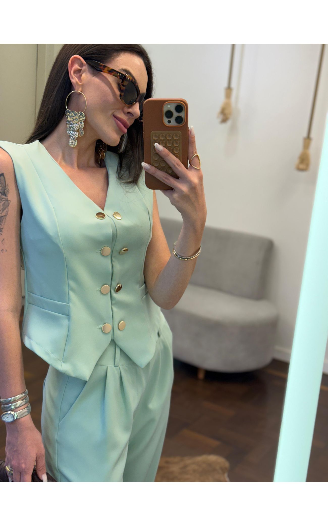 Conjunto Alfaiataria Zurique - Verde Pistache