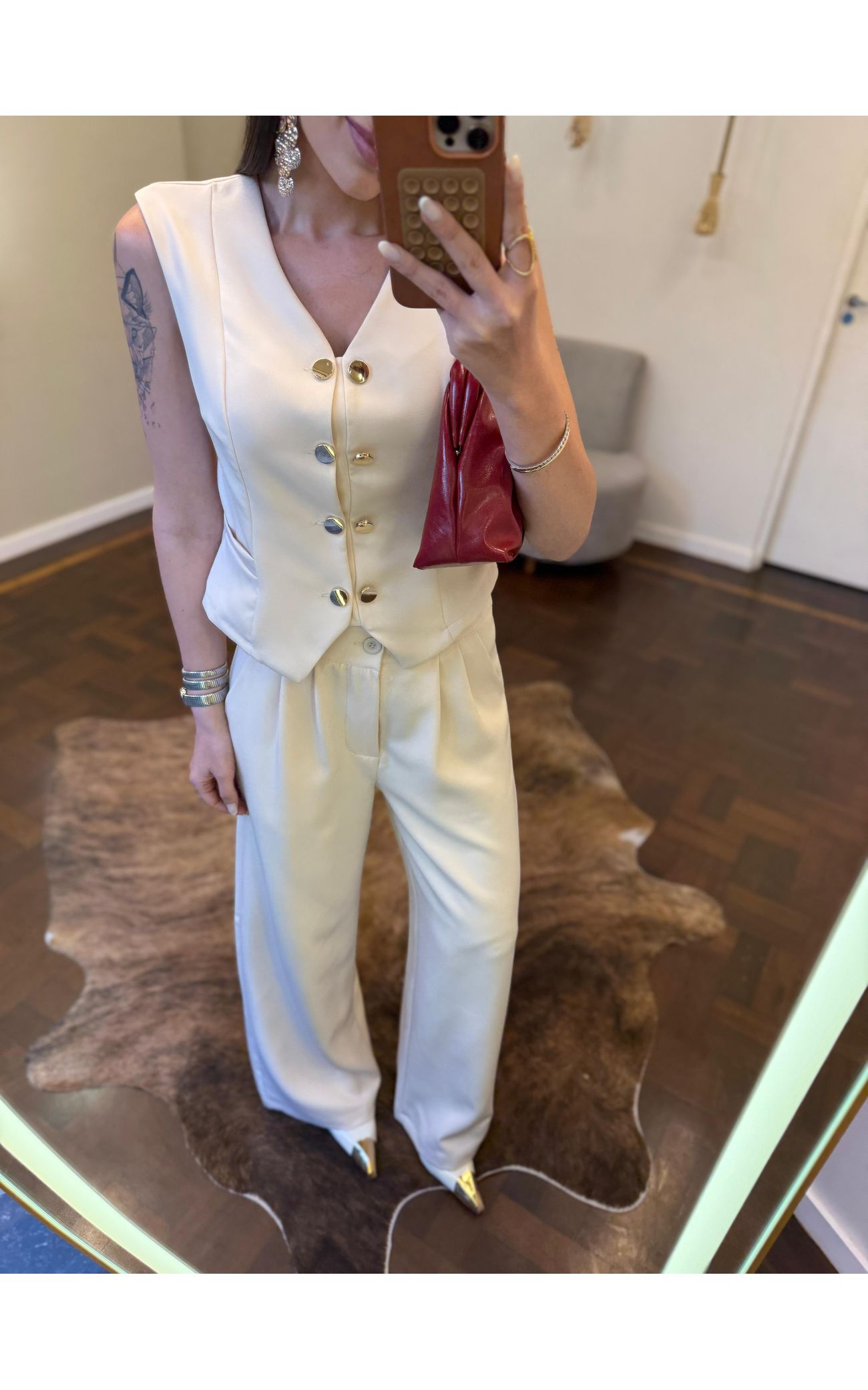 Conjunto Alfaiataria Zurique - Bege