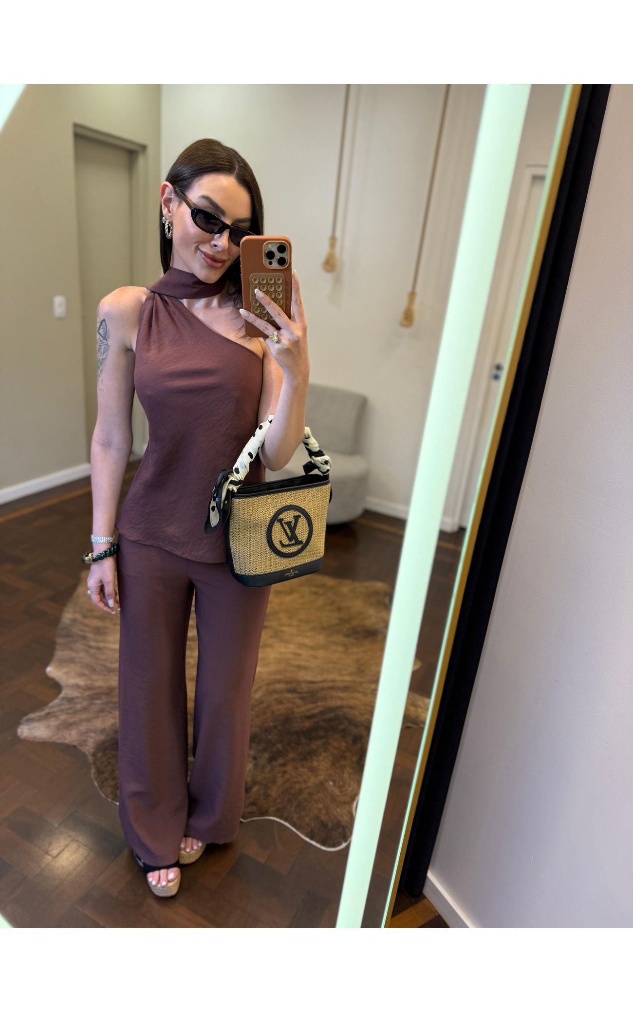 Conjunto Marianna - Marrom 