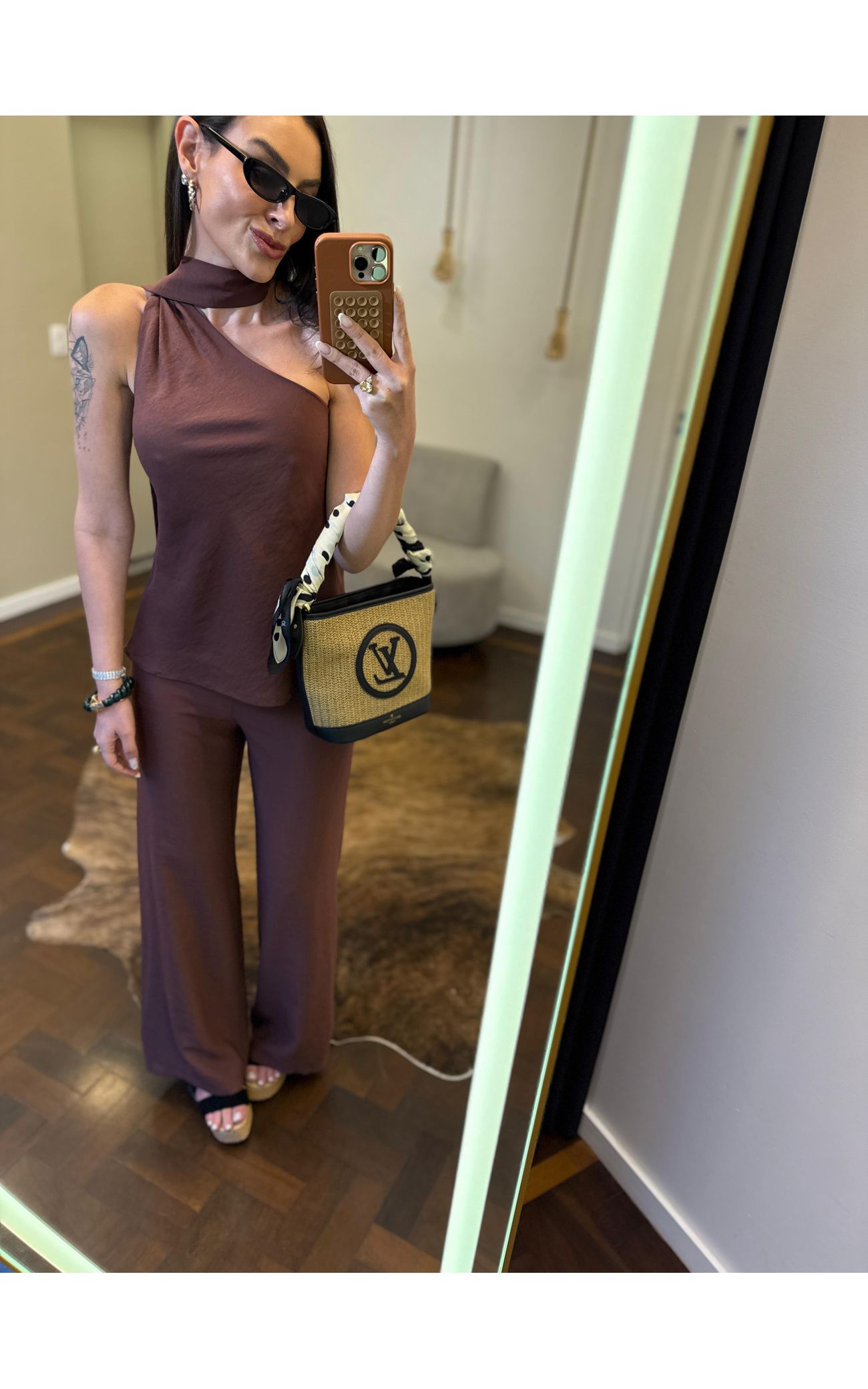Conjunto Marianna - Marrom 