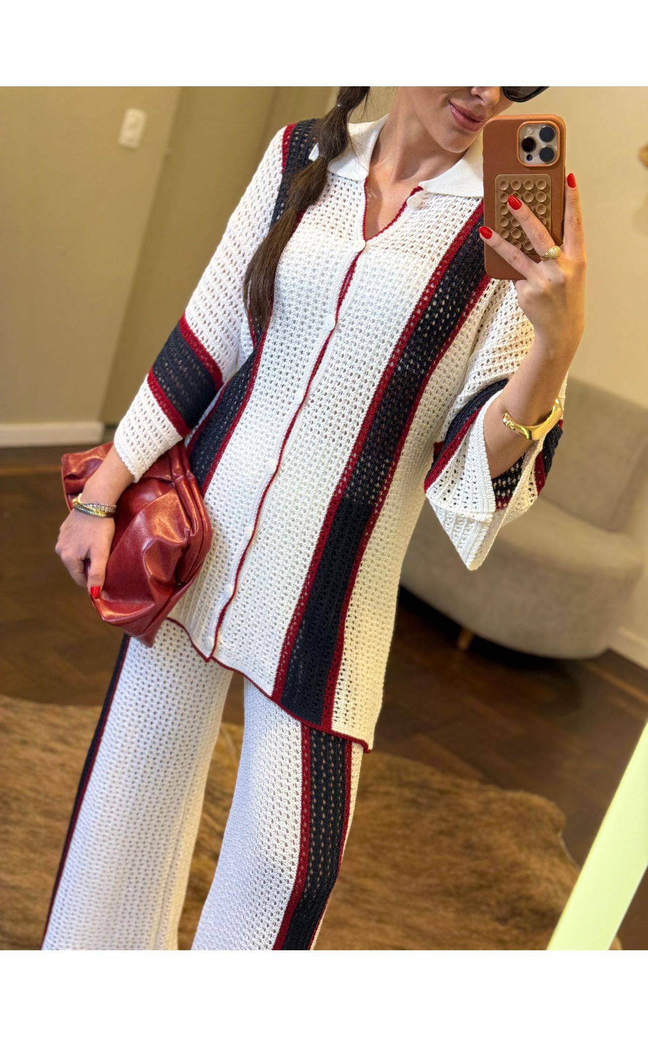 Conjunto Tricot Louise - Branco 