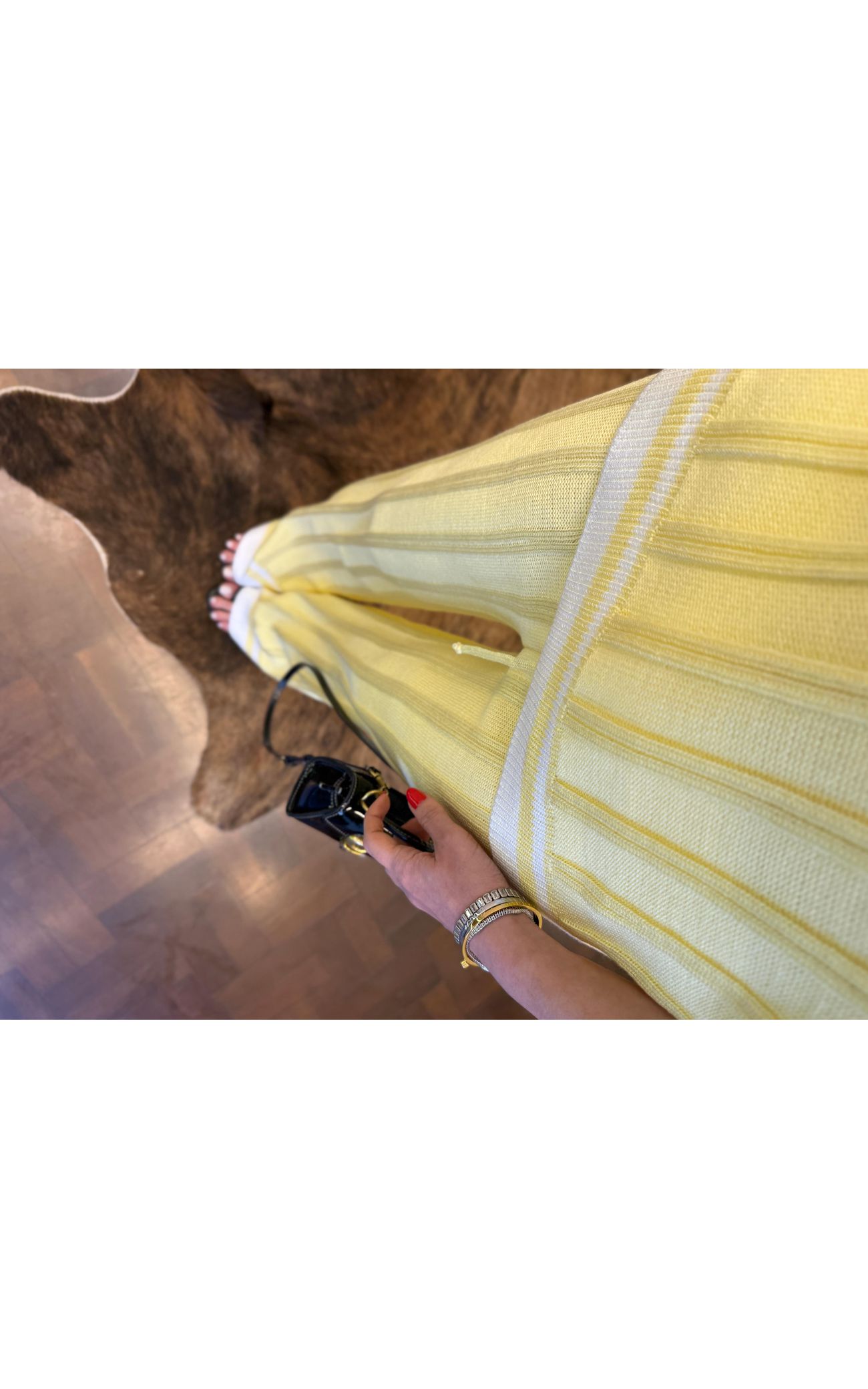 Conjunto Polo Emília - Amarelo Manteiga 