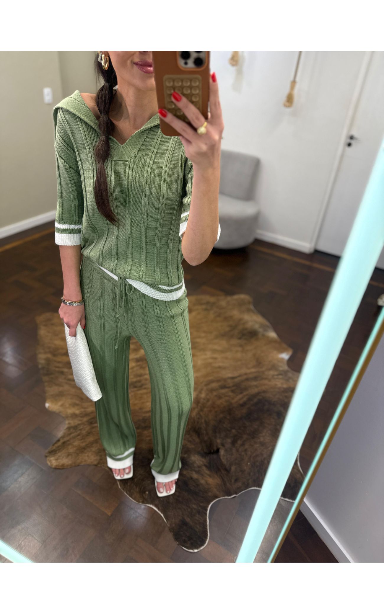 Conjunto Polo Emília - Verde 