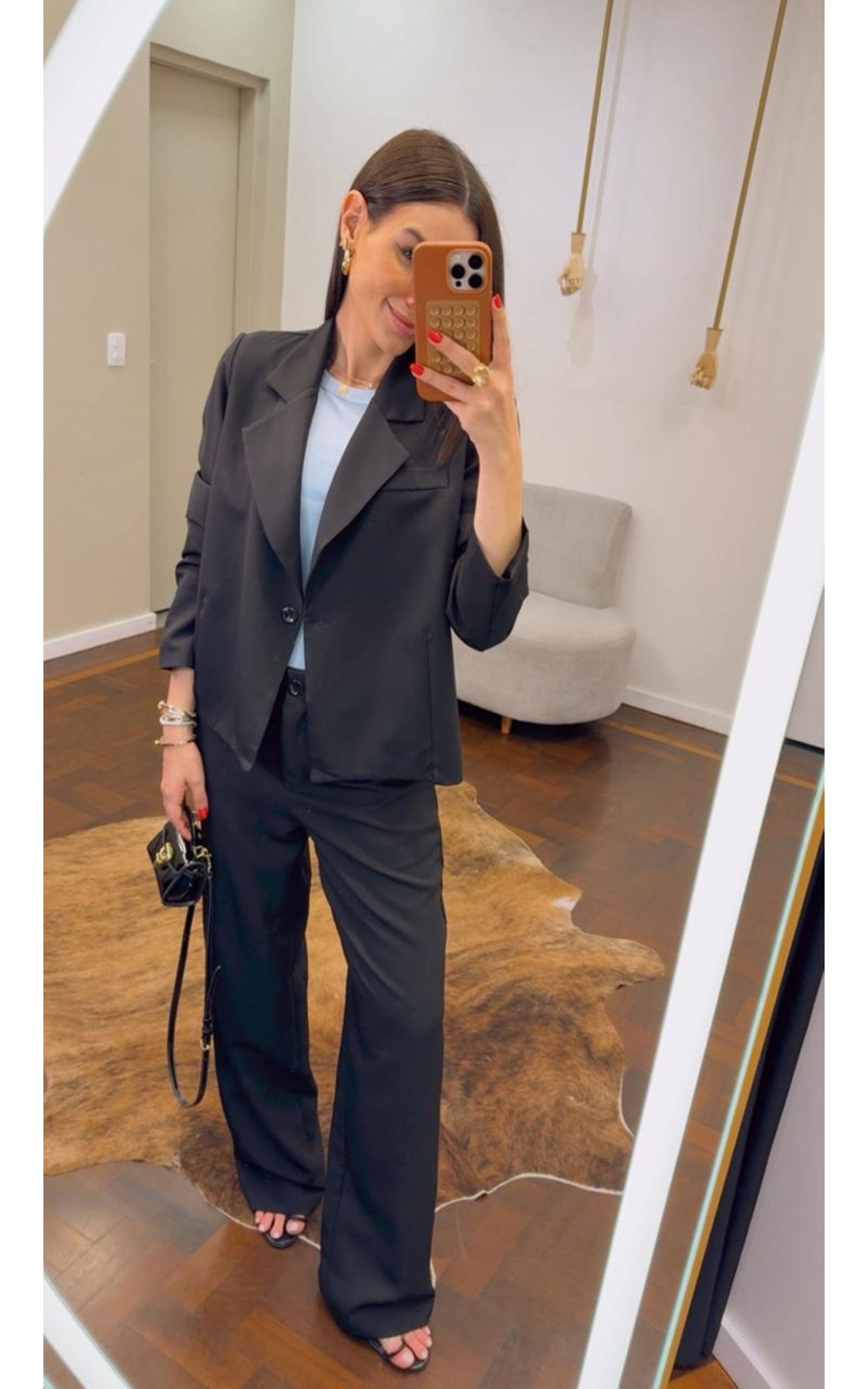 Conjunto Alfaiataria Lya - Preto 