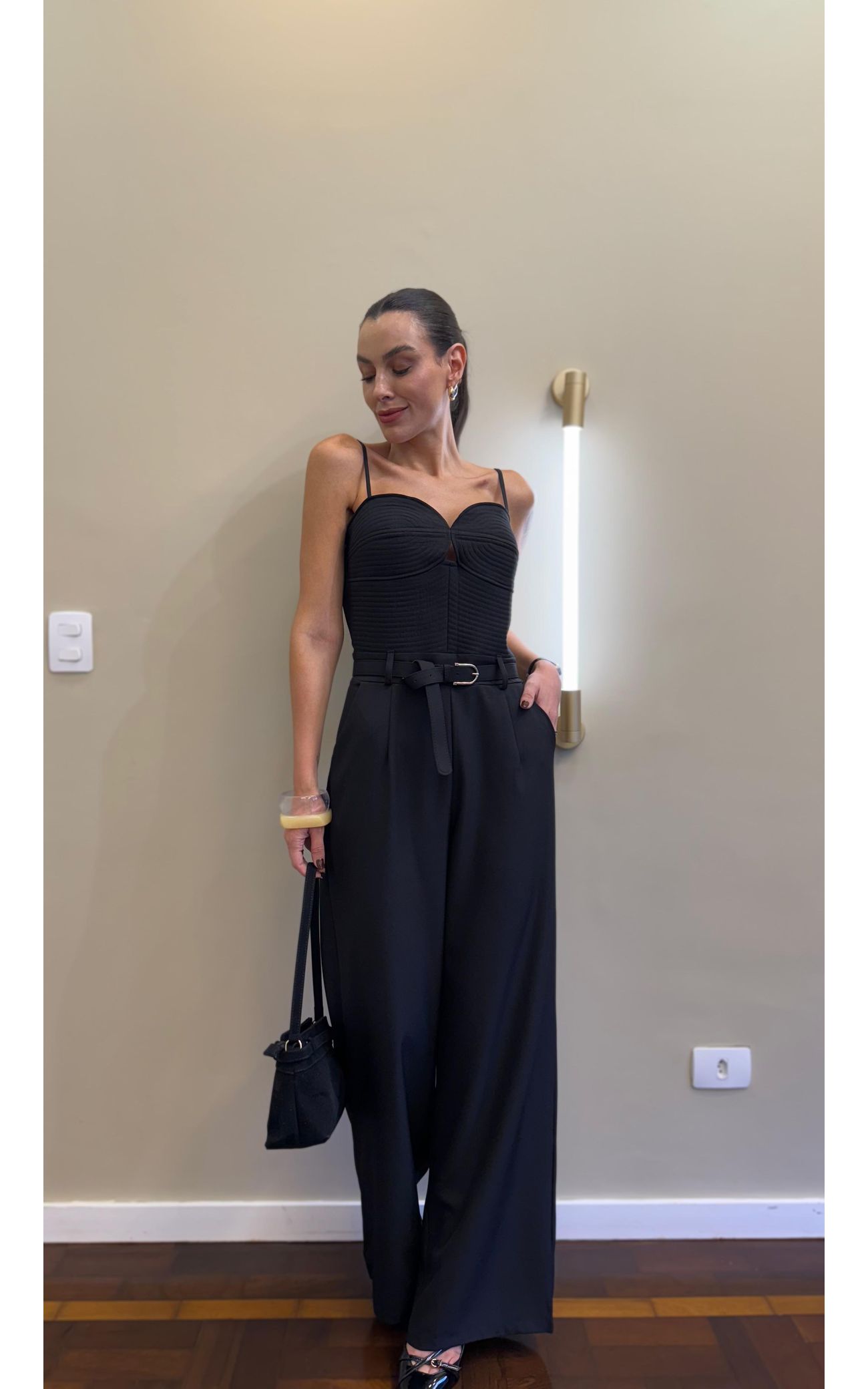 Macacão Corselet Bardo - Preto