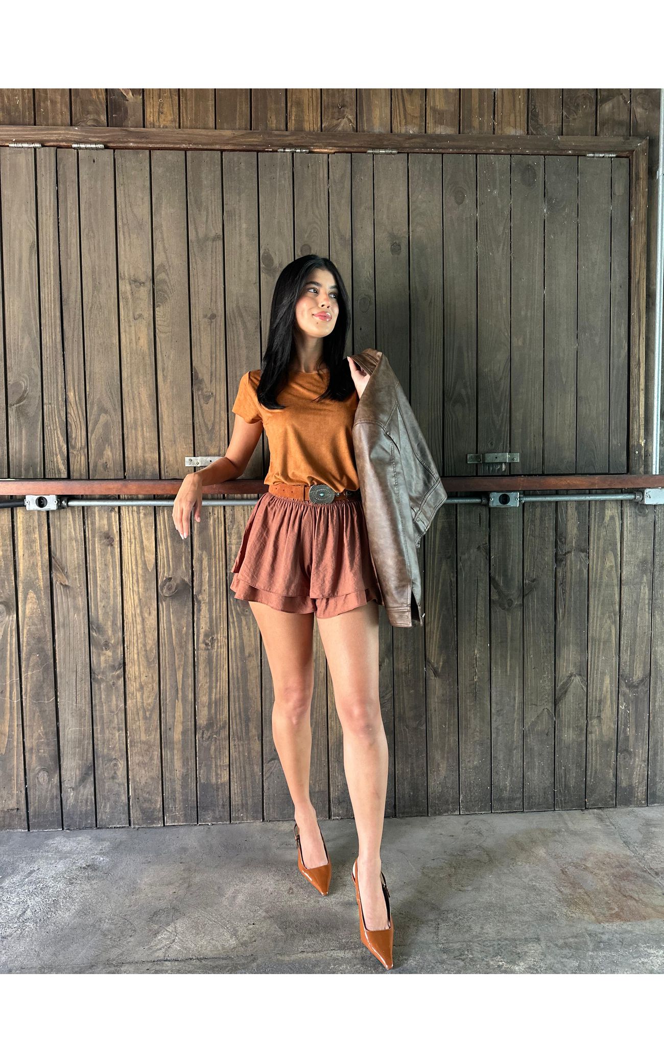 Shorts Camadas Barcelona - Uva