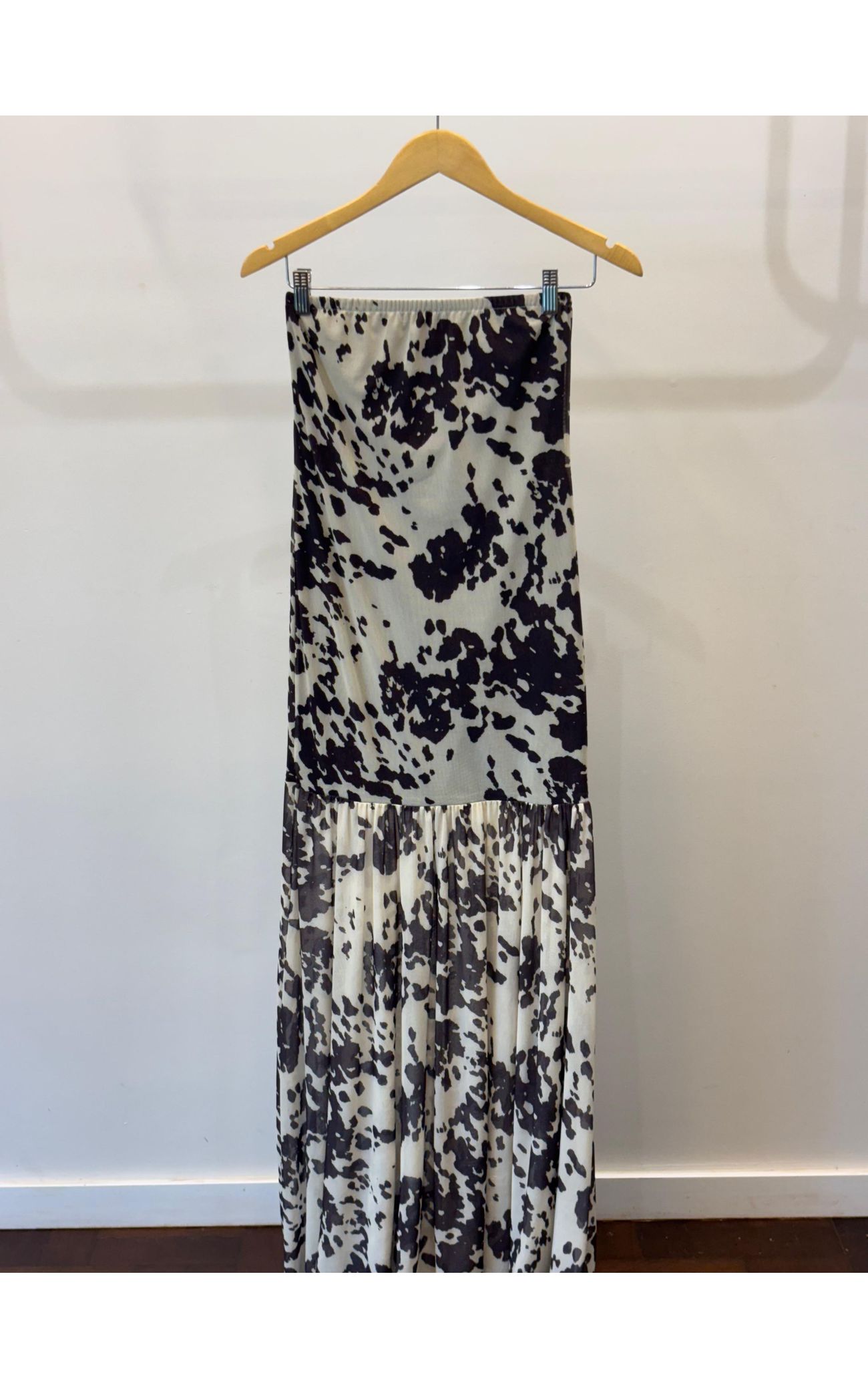 Vestido Tulê Tomara Que Caia - COW PRINT 