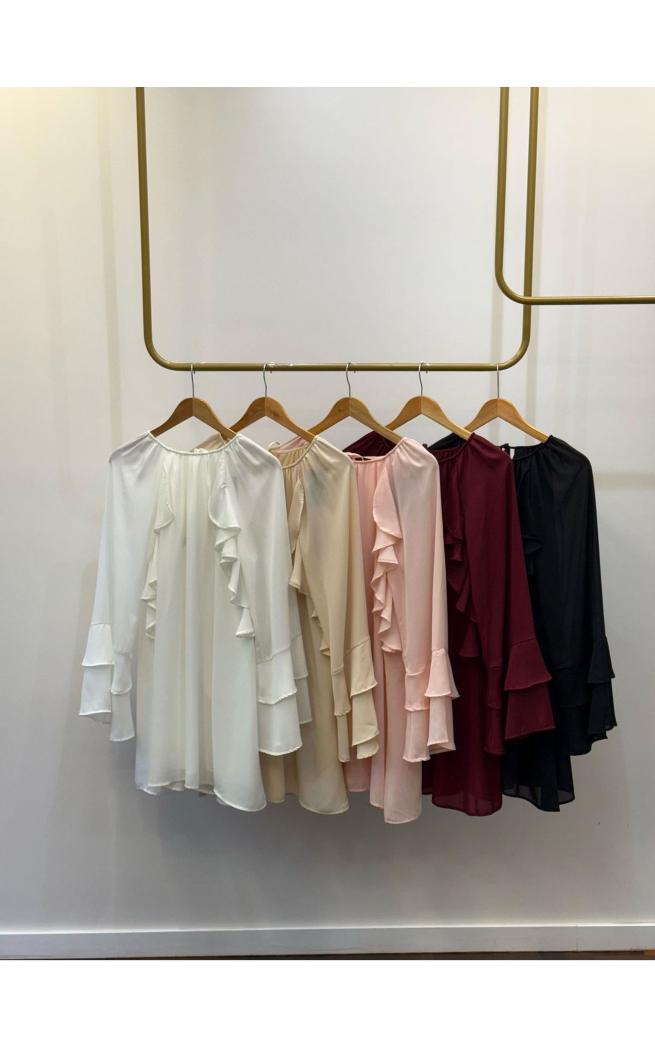 Vestido Curto Fluido Lituânia - Bege