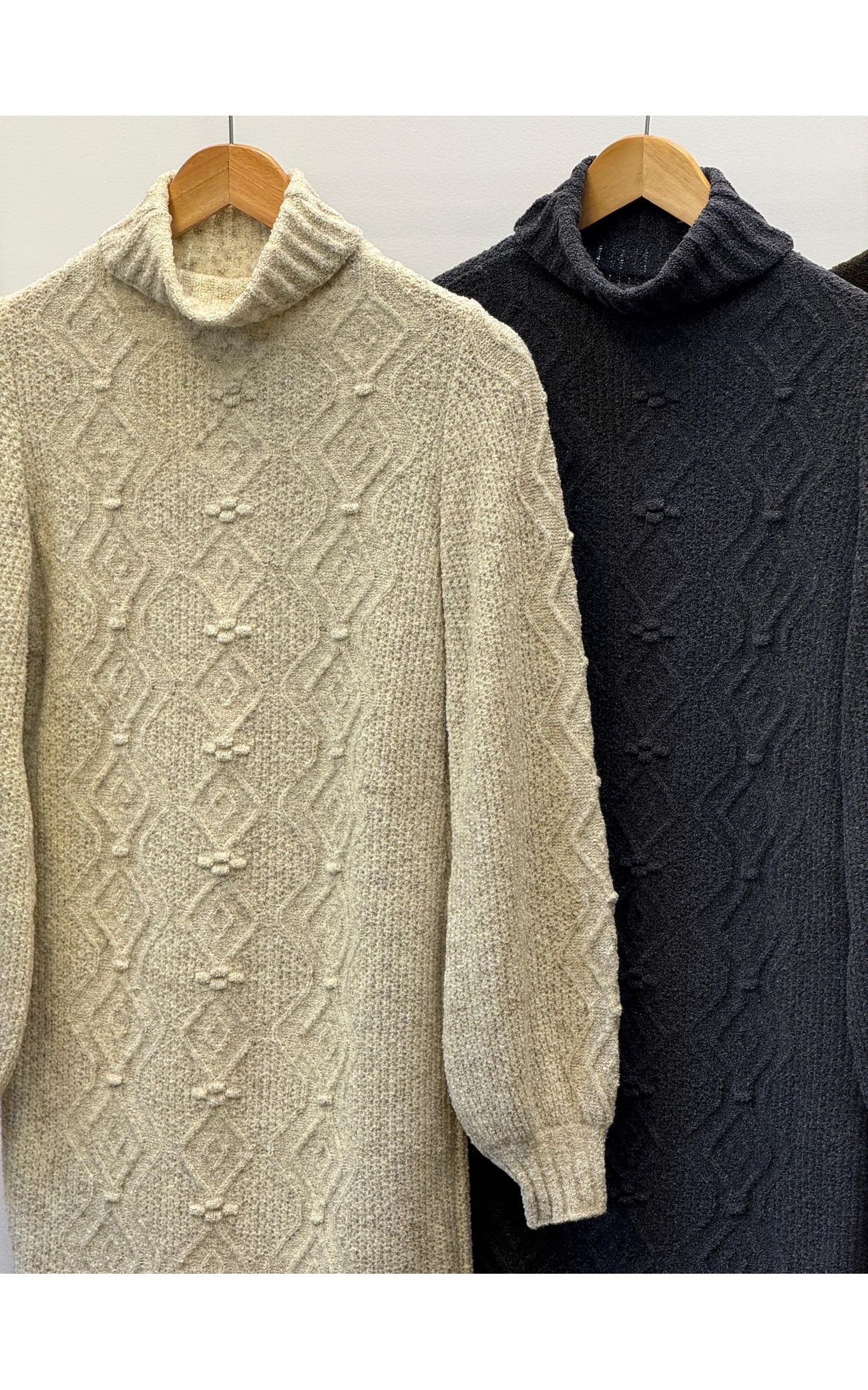 Vestido Tricot Dinamarca - Areia 