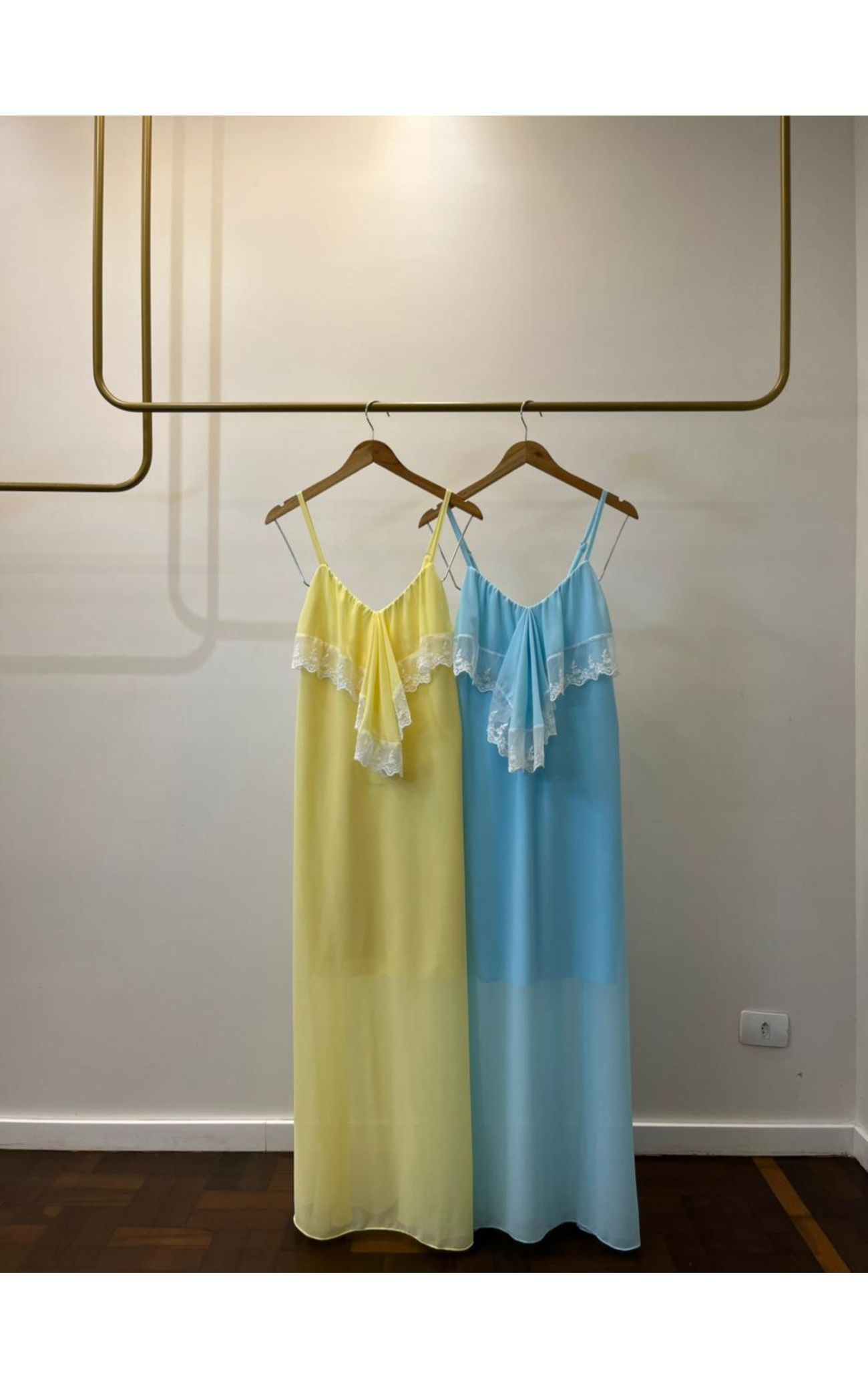 Vestido Chiffon Calm - Amarelo 