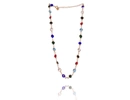 COLAR CHOCKER DE ZIRCÔNIAS COLORIDAS 