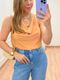 Blusa Degagê Camel
