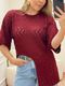 Blusa Assimétrica Cereja