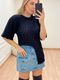 Blusa Assimétrica Preto