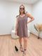 Vestido Kiara Curto Cafe