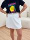 Shorts Saia Gabi Branco